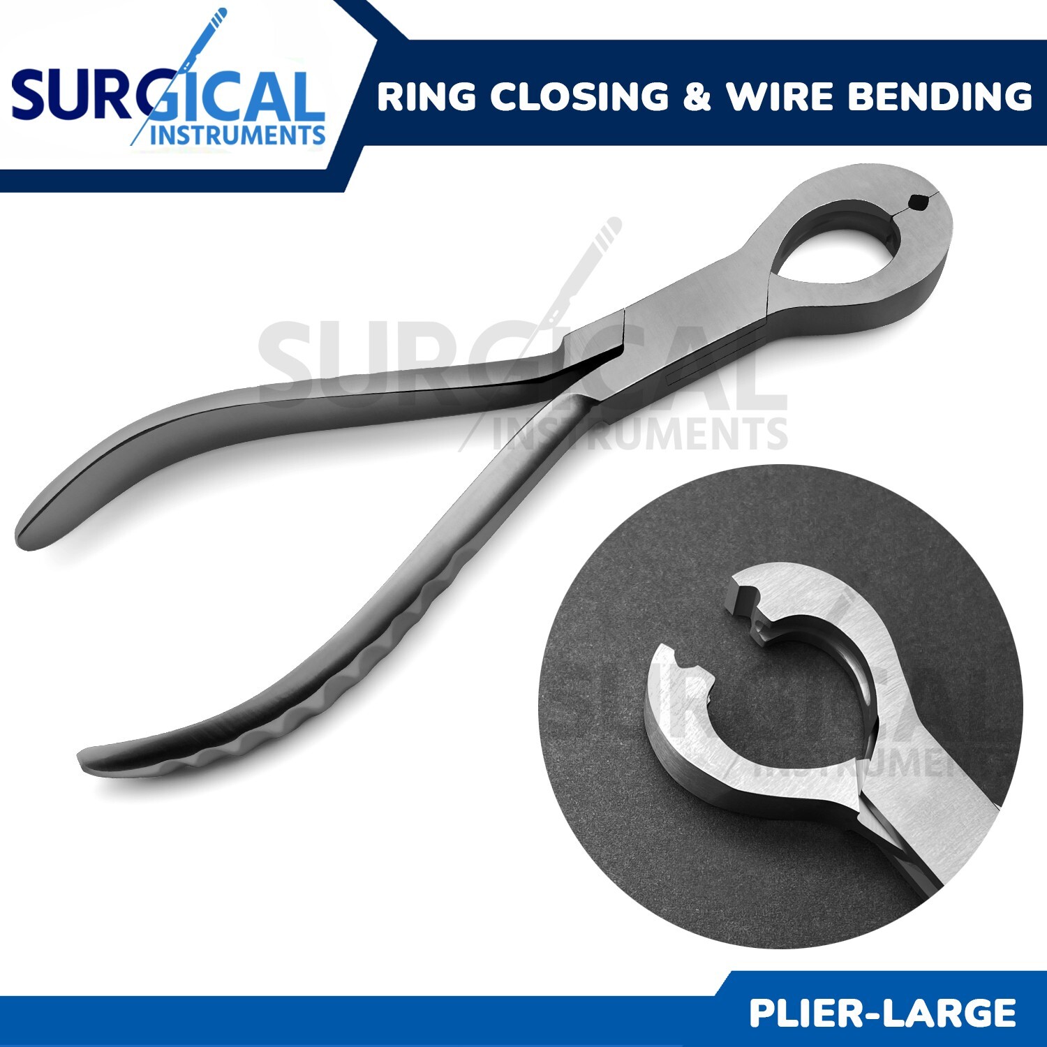 Ring Closing & Wire Bending Pliers Large Body Piercing Instruments German Grade