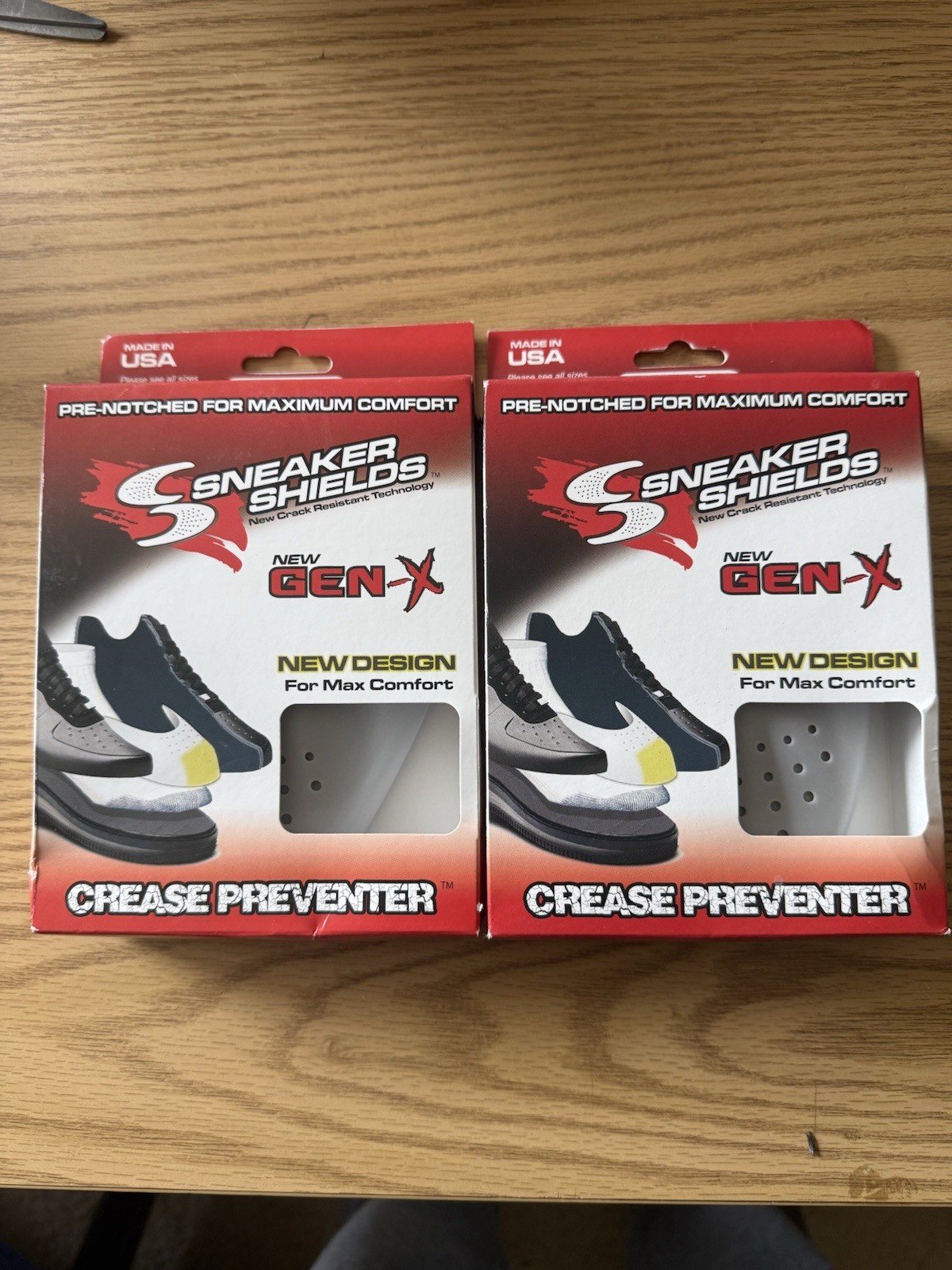 2 boxes Sneaker Shields Crease Protectors Universals Gen X Men’s 6-9 womens 7-10