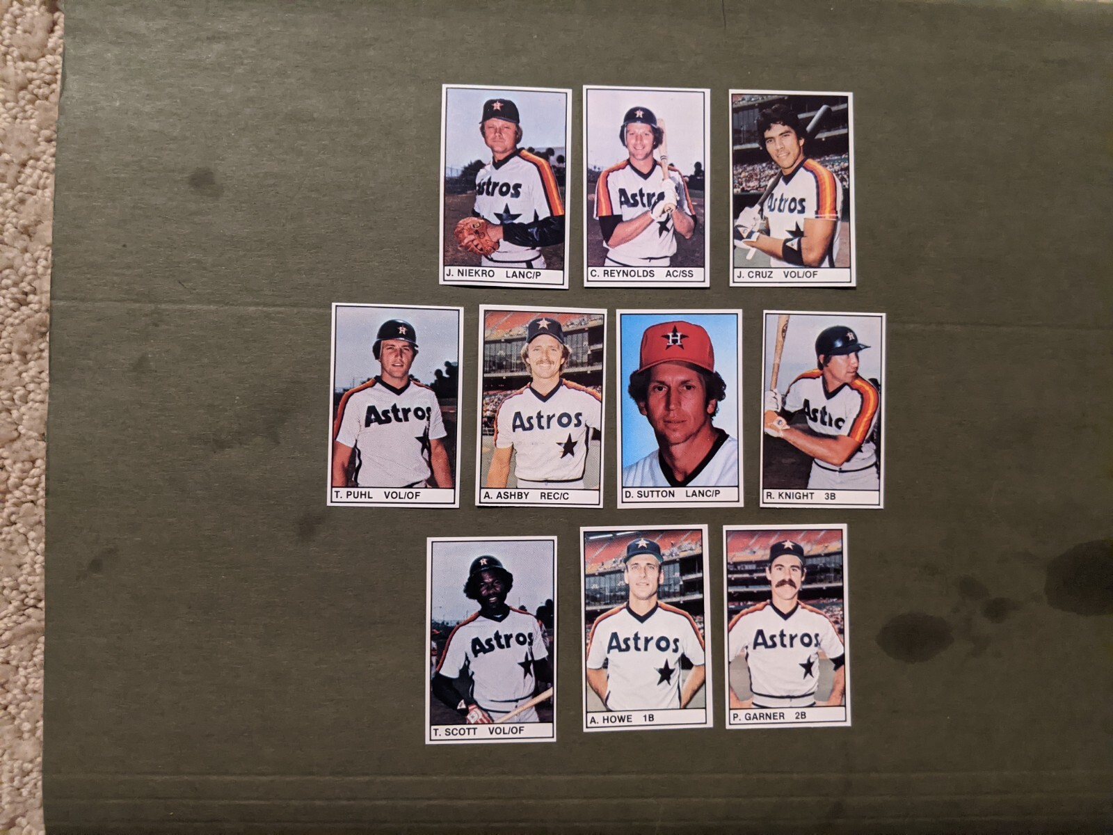 U Pick - 1982 All-Star Game Program Insert "Common Players"