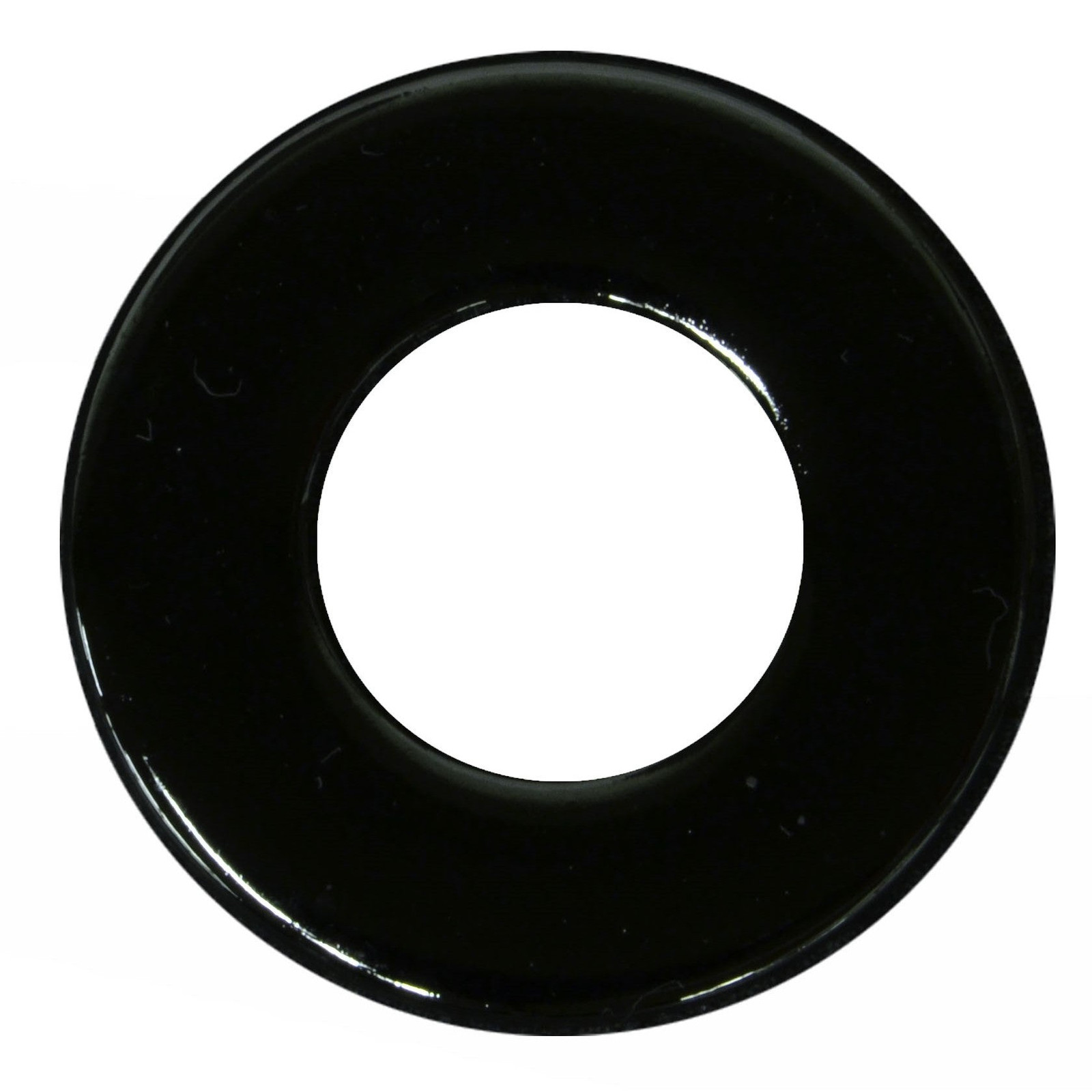 3/8" x 13/32" x 13/16" Black Chrome Grade 2 SAE Flat Washers (8 pcs.)