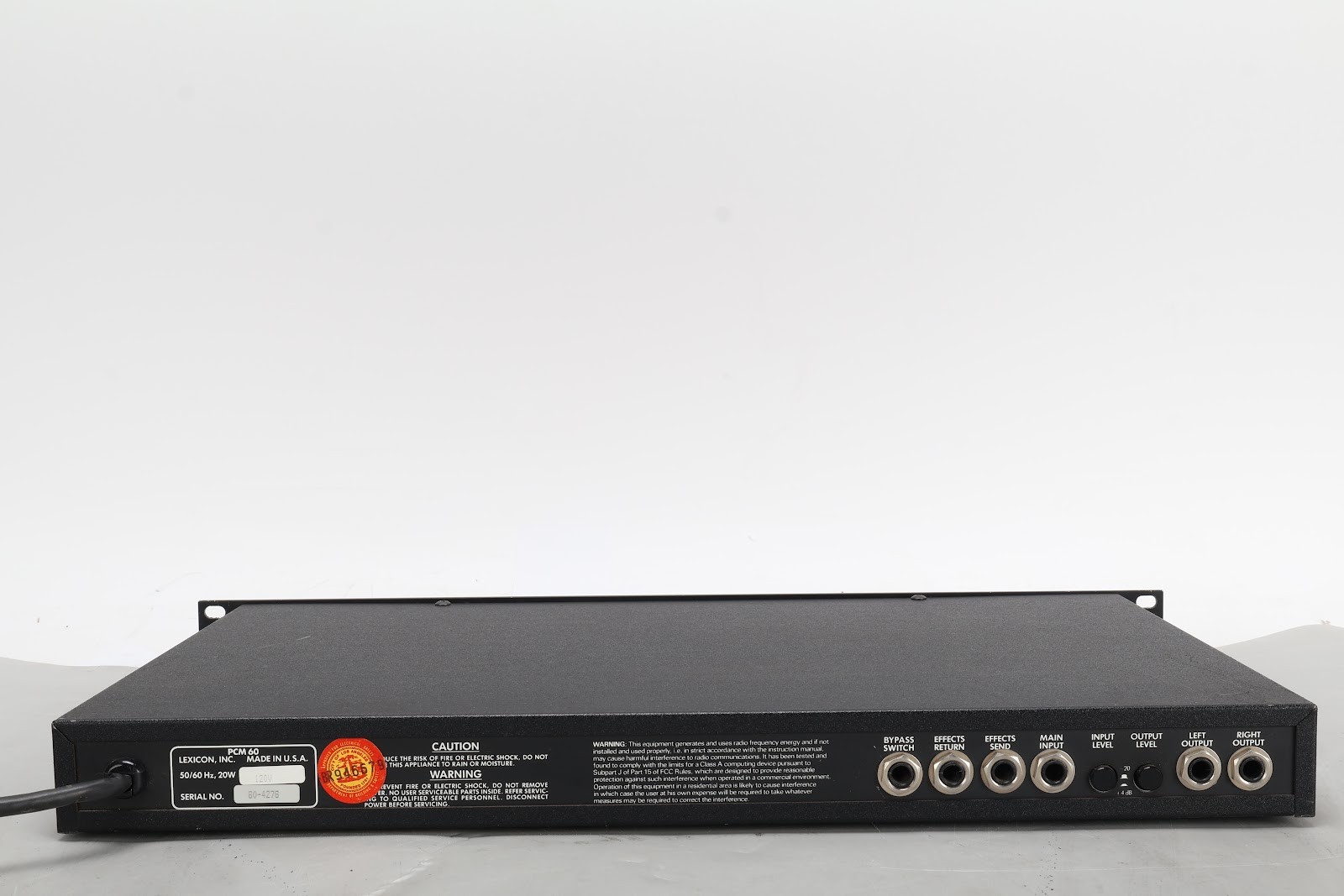 Lexicon PCM60 Digital Reverberator