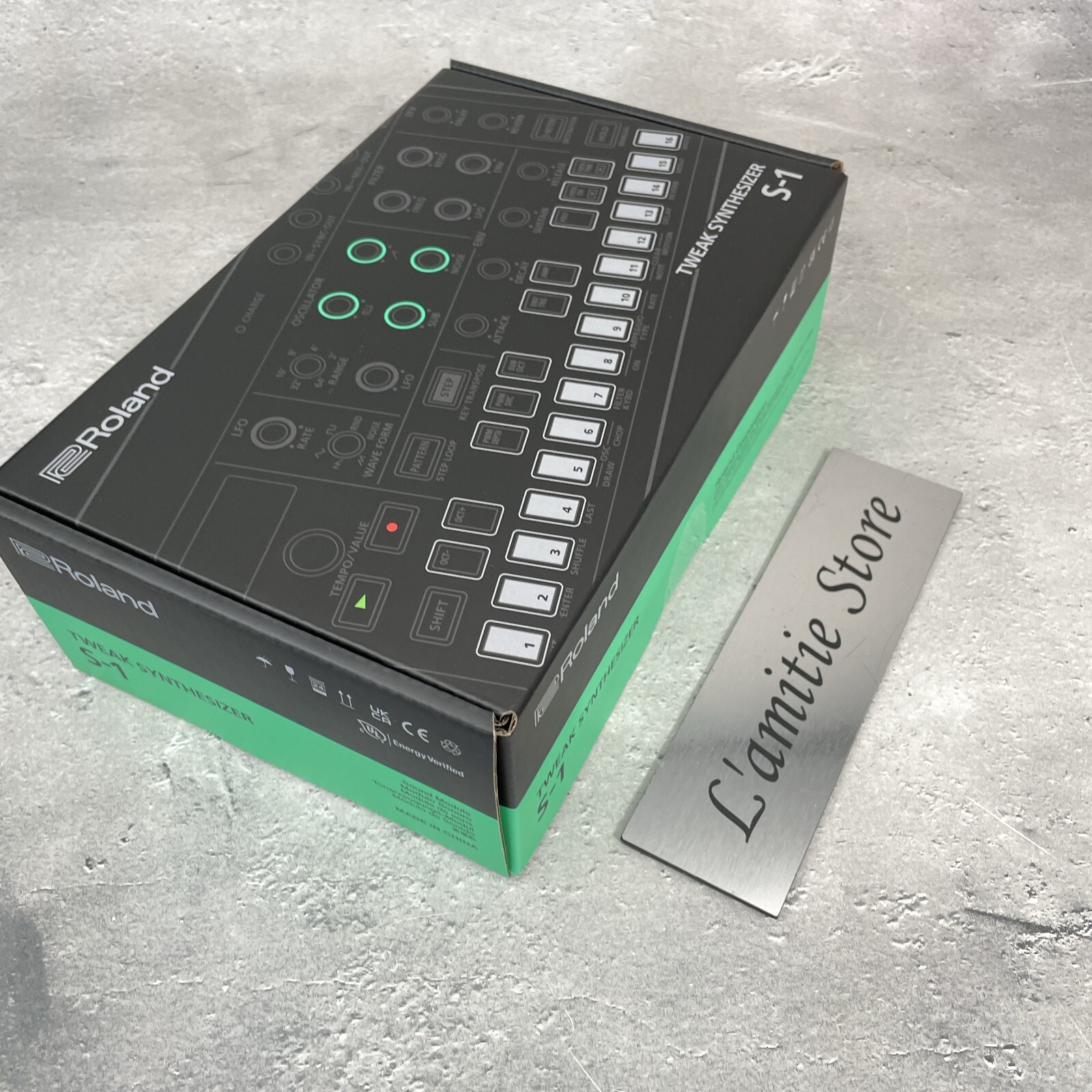 Roland S-1 Tweak Synth Compact Polyphonic Synthesizer Module Japan S1 Black Rare