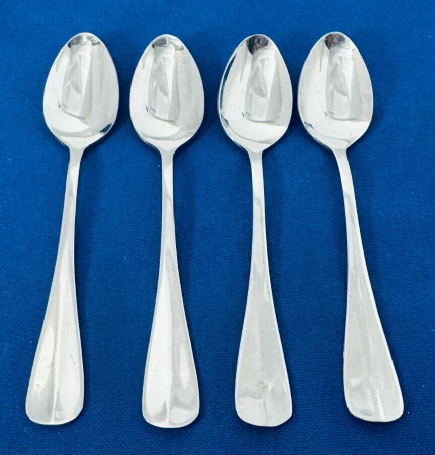 Wallace CONTINENTAL BAGUETTE Stainless 18/0 - Set of 4 Teaspoons 6 1/4"