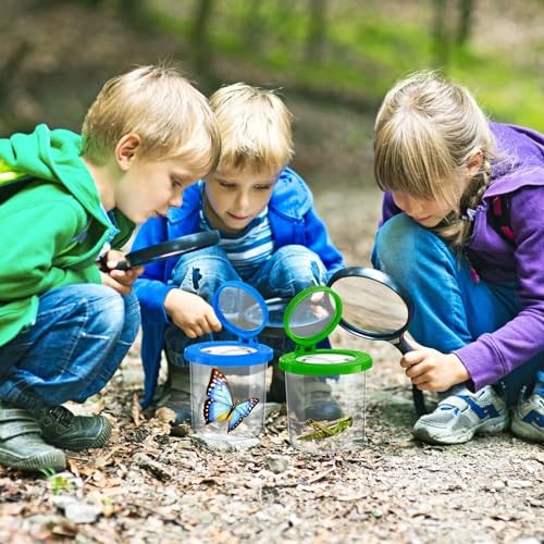 Insects Viewer for Kids, 2PCS Magnifying Insect Box Catcher Kit | InsertBug2Pcs