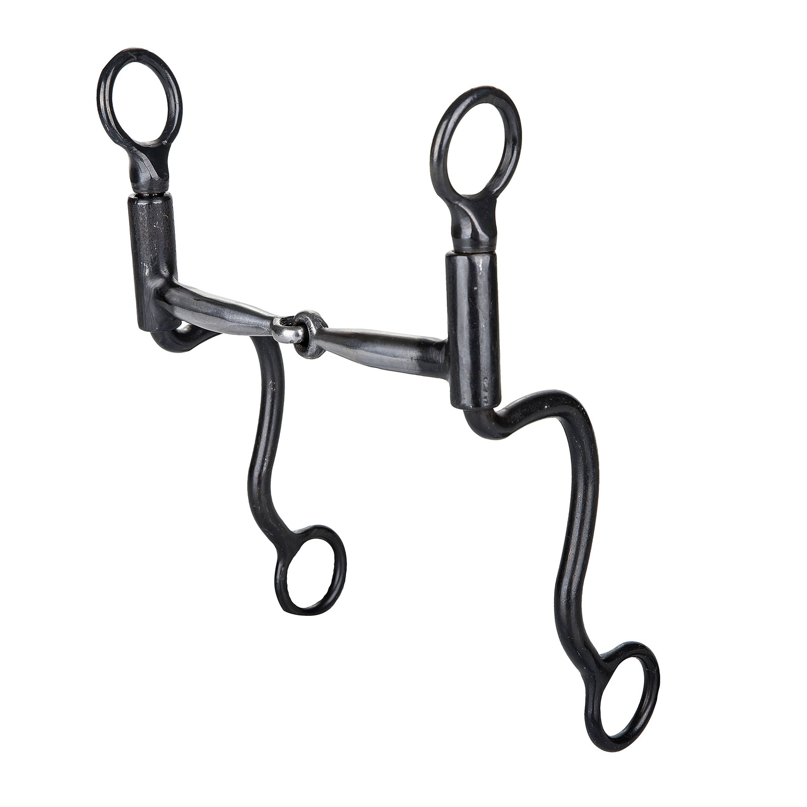 Tabelo Cavalry Snaffle Bit 5'' Black Steel