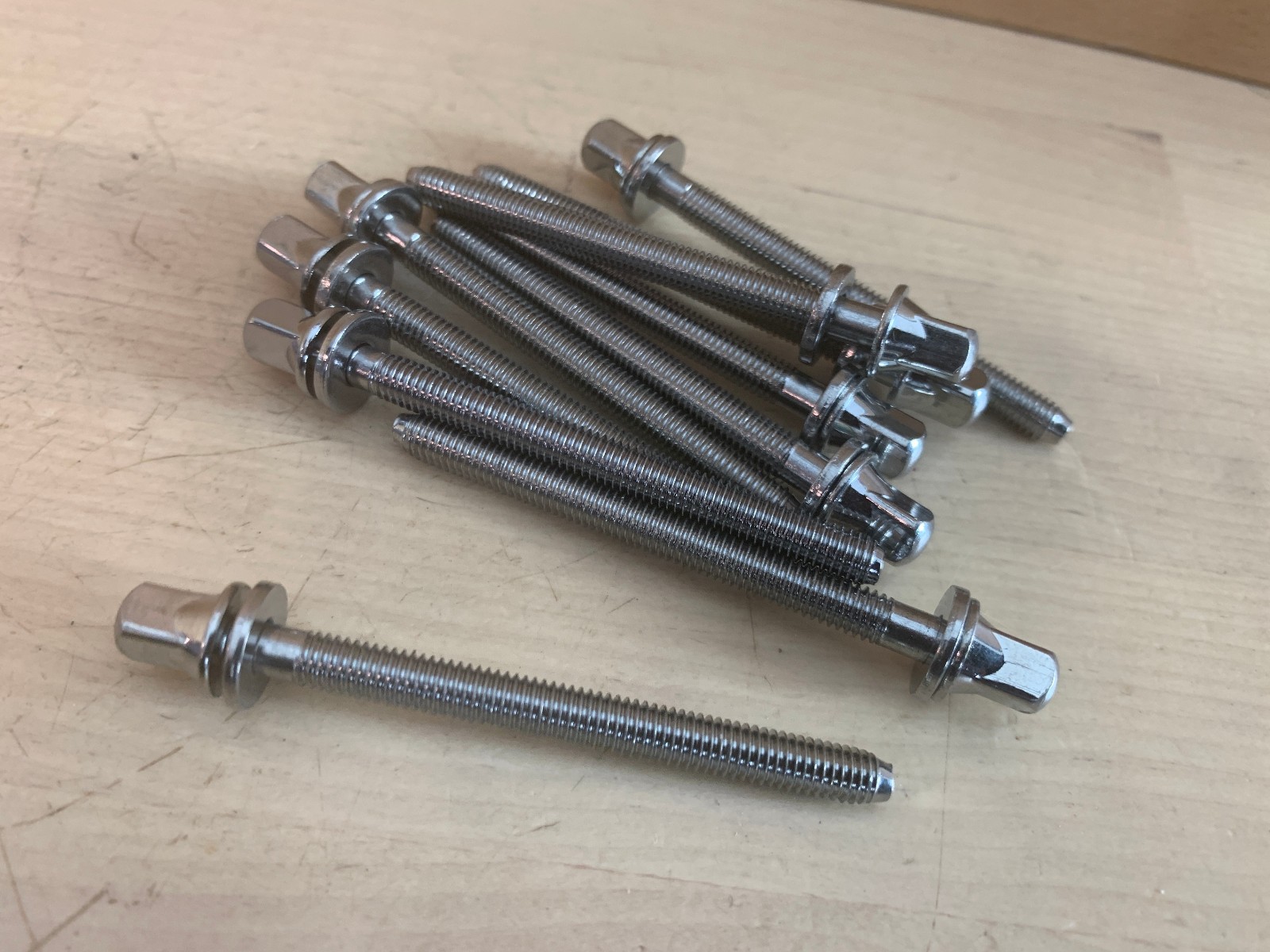 DW DRUM WORKSHOP Lot of 10x 2-1/8-Inch TENSION ROD Snare Drum Tom Part TP30 Fine