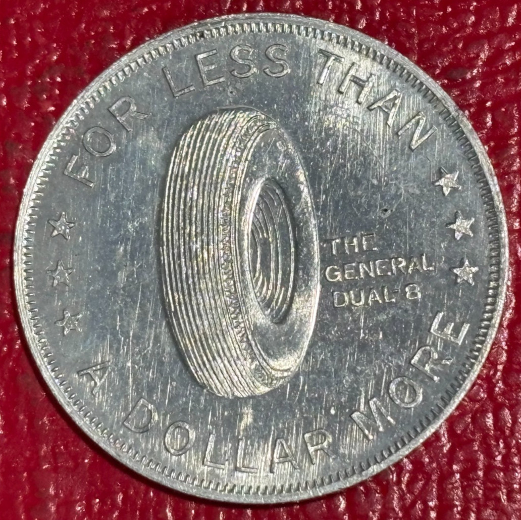 AU FORT MILL SOUTH CAROLINA GENERAL TIRE DUAL 8 QUICKEST STOPPING TIRE TOKEN-JUL