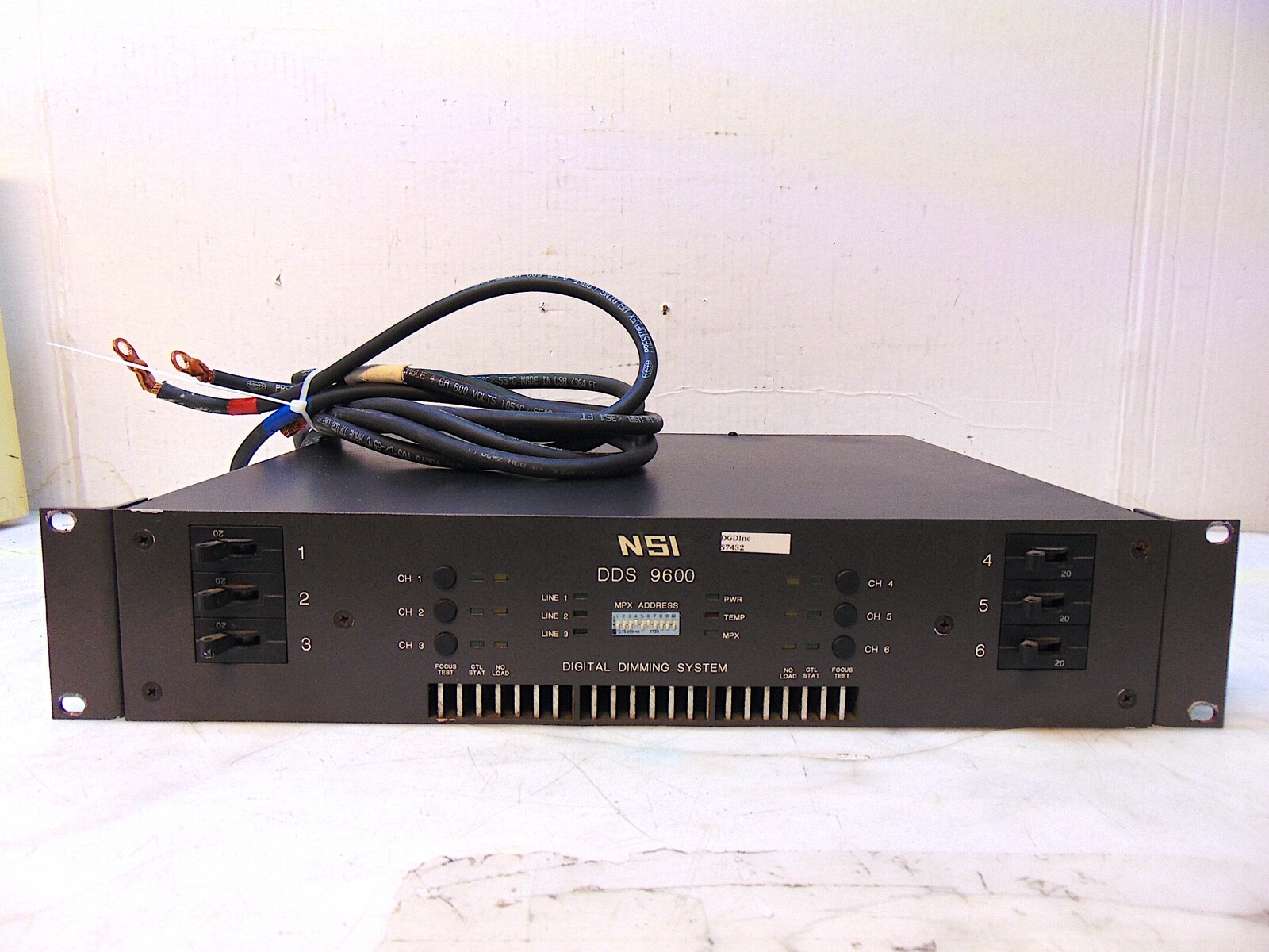NSI DDS 9600 Digital Dimming System - Untested - S7432