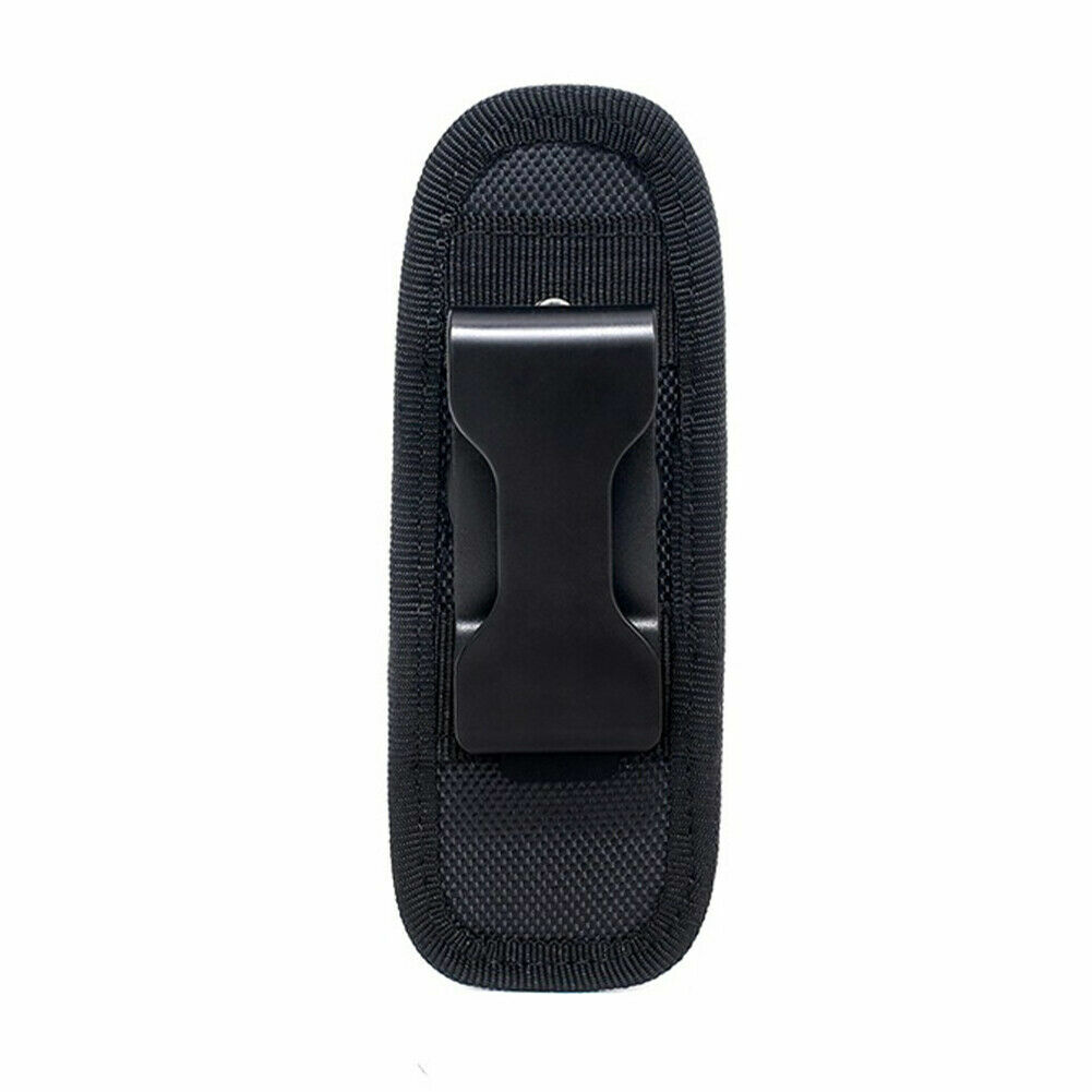 Tactical Flashlight Pouch Holster, Rotatable Flashlight Holder Belt Clip Case