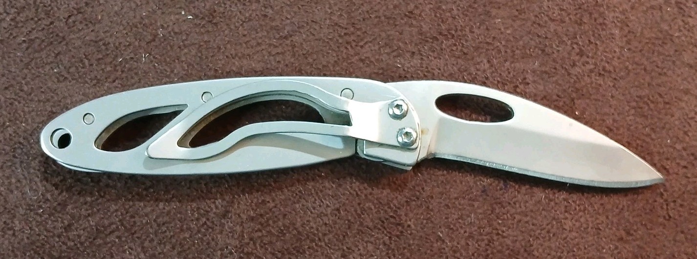 Vtg Small 2" Appalachian Trail Skeleton Single Blade Folding Knife
