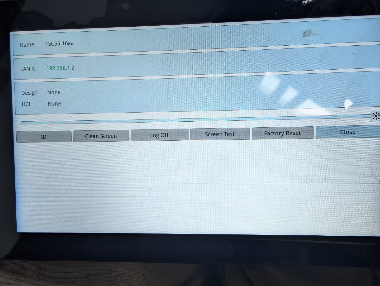 QSC TSC-55-G2 Touch Screen Controller