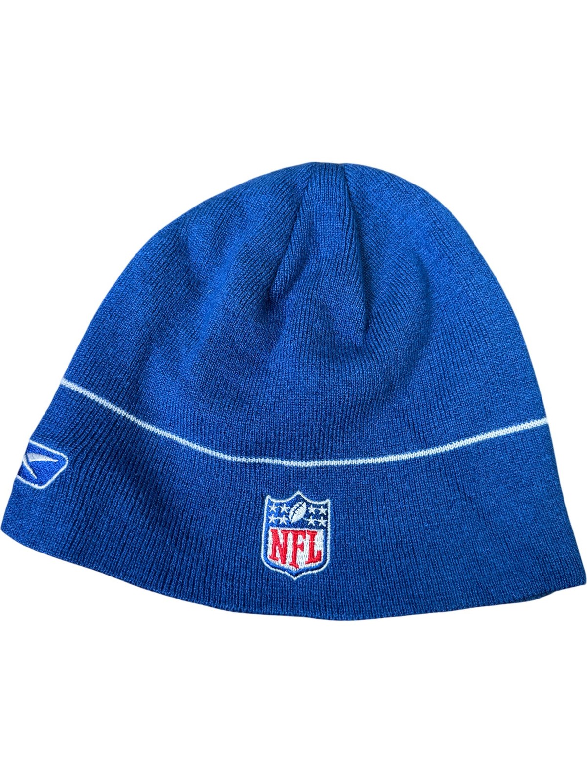 Reebok Sideline NFL Beanie Unisex Blue Colts Logo Winter Sports