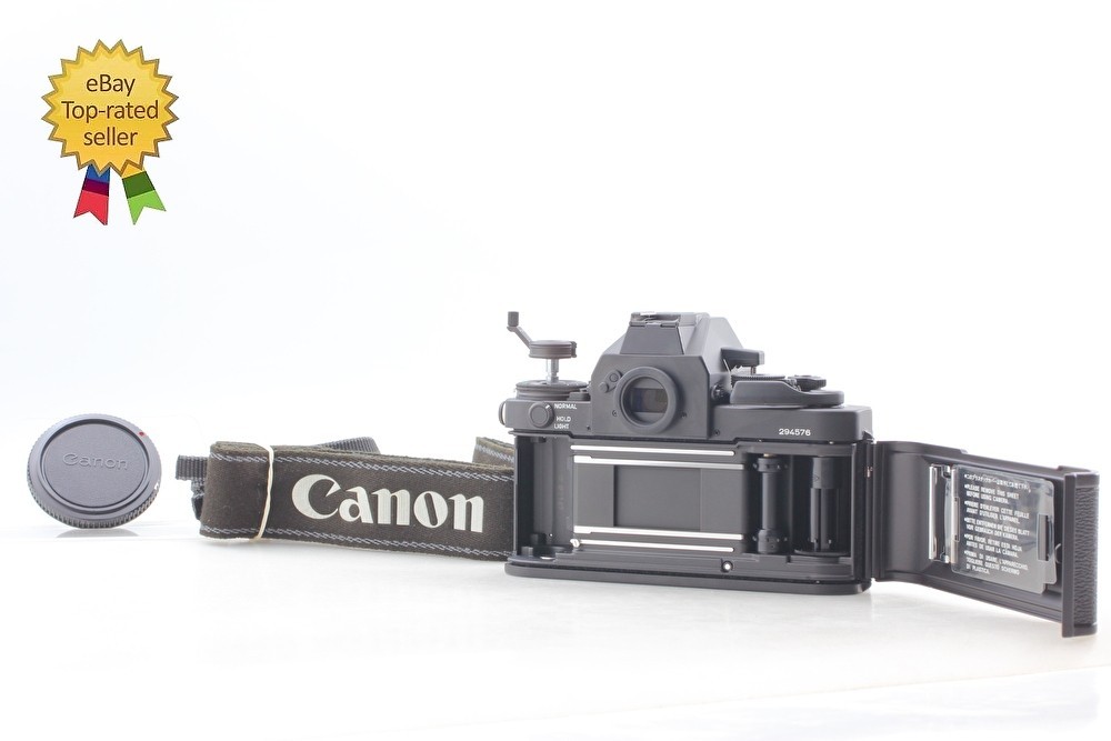 Late 294xxx 【Almost Unused】 Canon New F-1 AE Finder SLR Film Camera Body Japan