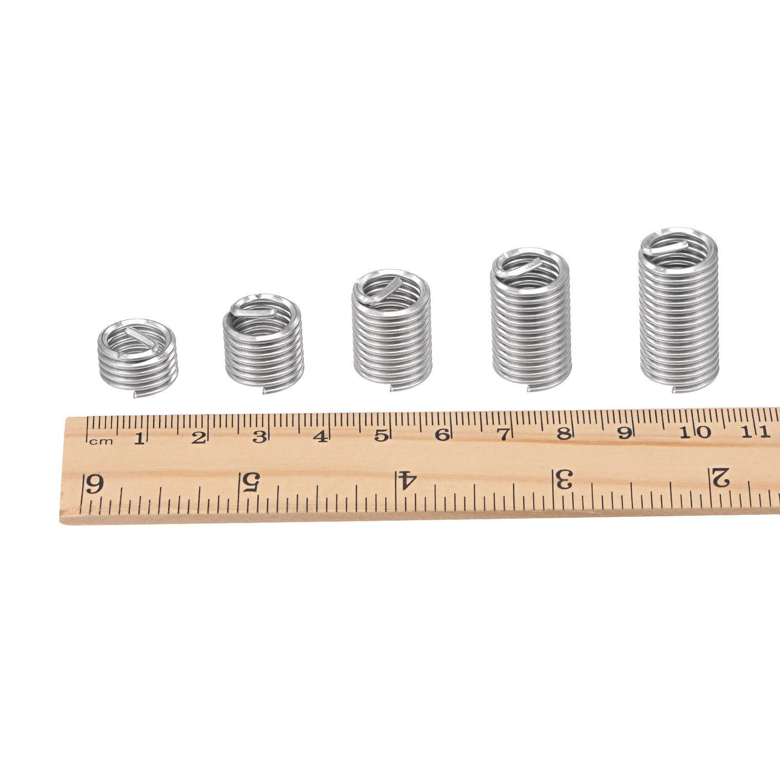 10pcs Wire Thread Inserts 7/16-14 UNC 3D Helical Threaded Sleeve Thread Repair