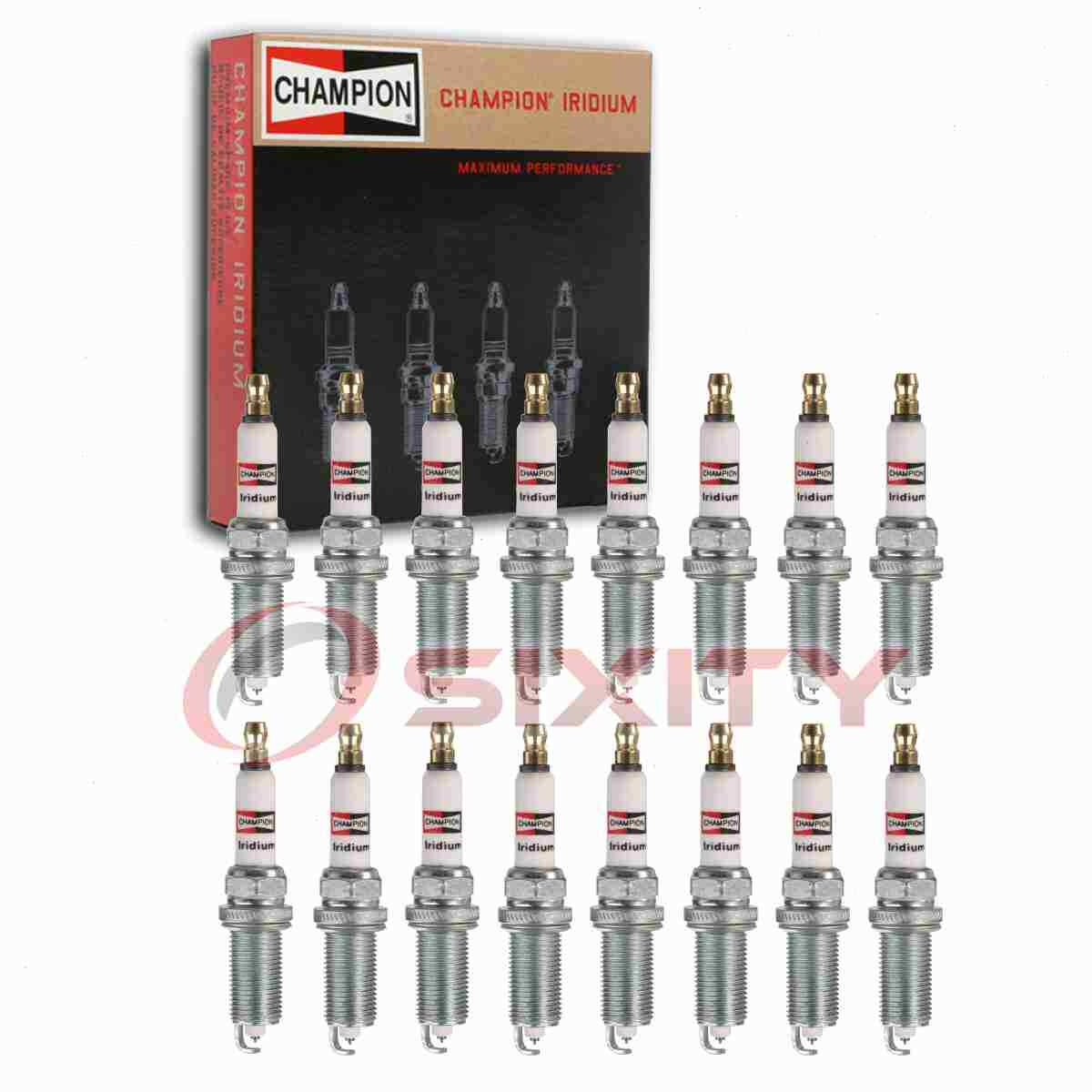 16 pc Champion Iridium Spark Plugs for 2009-2019 Dodge Challenger 5.7L V8 vn