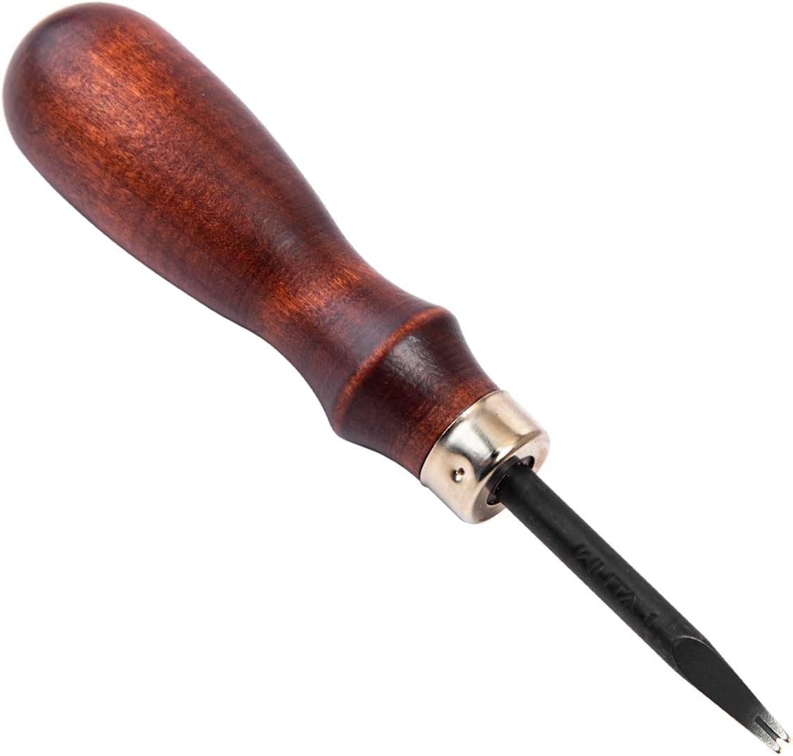Versatile Leather Beveling Tool - Lightweight Design and Comfortable Grip, 0.8mm