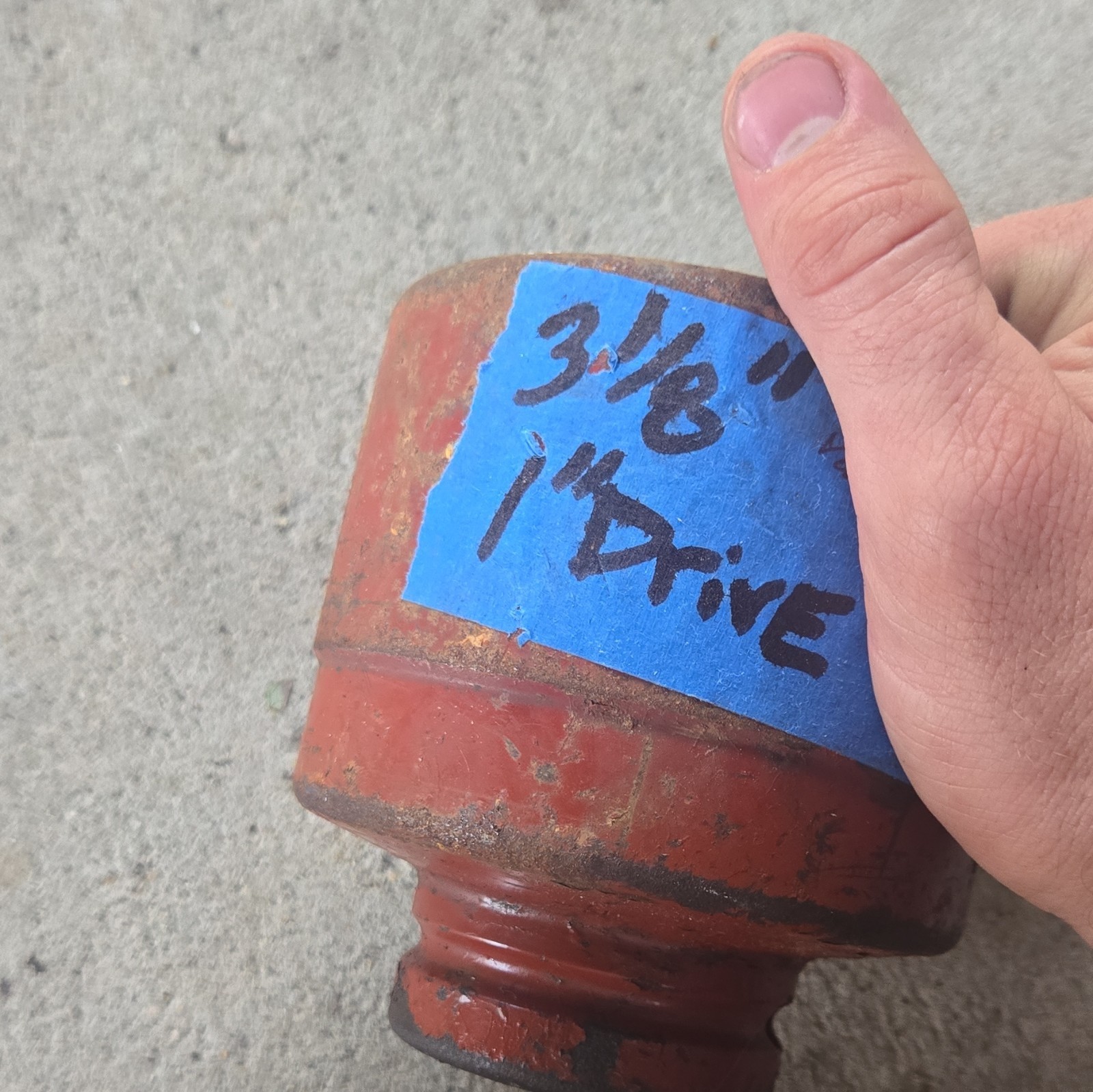3 3/8 in 1" Drive Impact Socket Large Socket