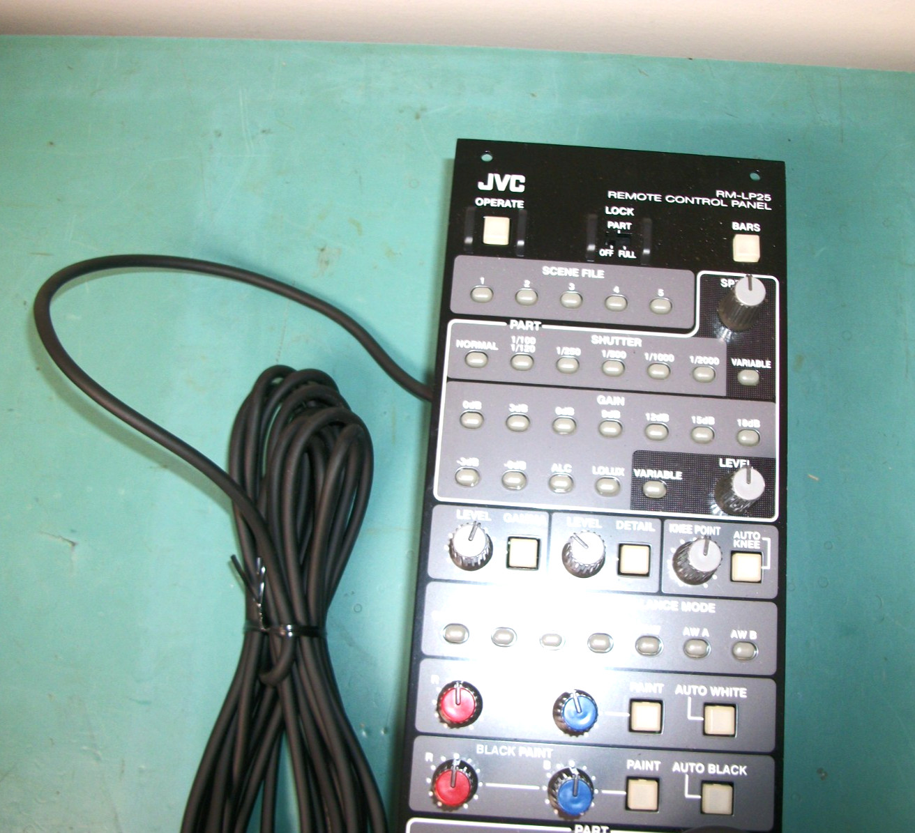 JVC RM-LP25 Remote Control Panel. Professional Grade. Clean Unit.