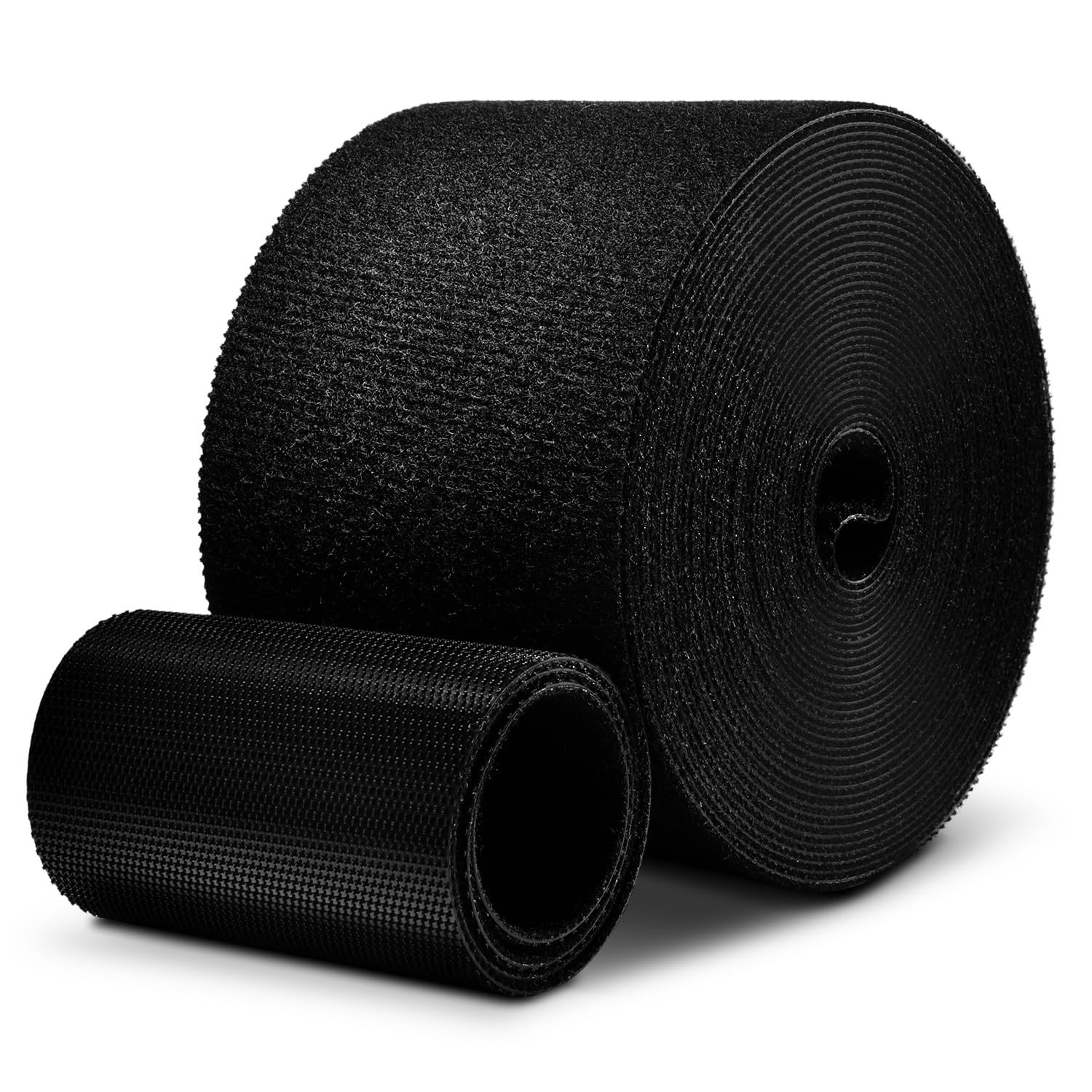 ManTangSun Hook Loop Tape 2"x16.5ft Black