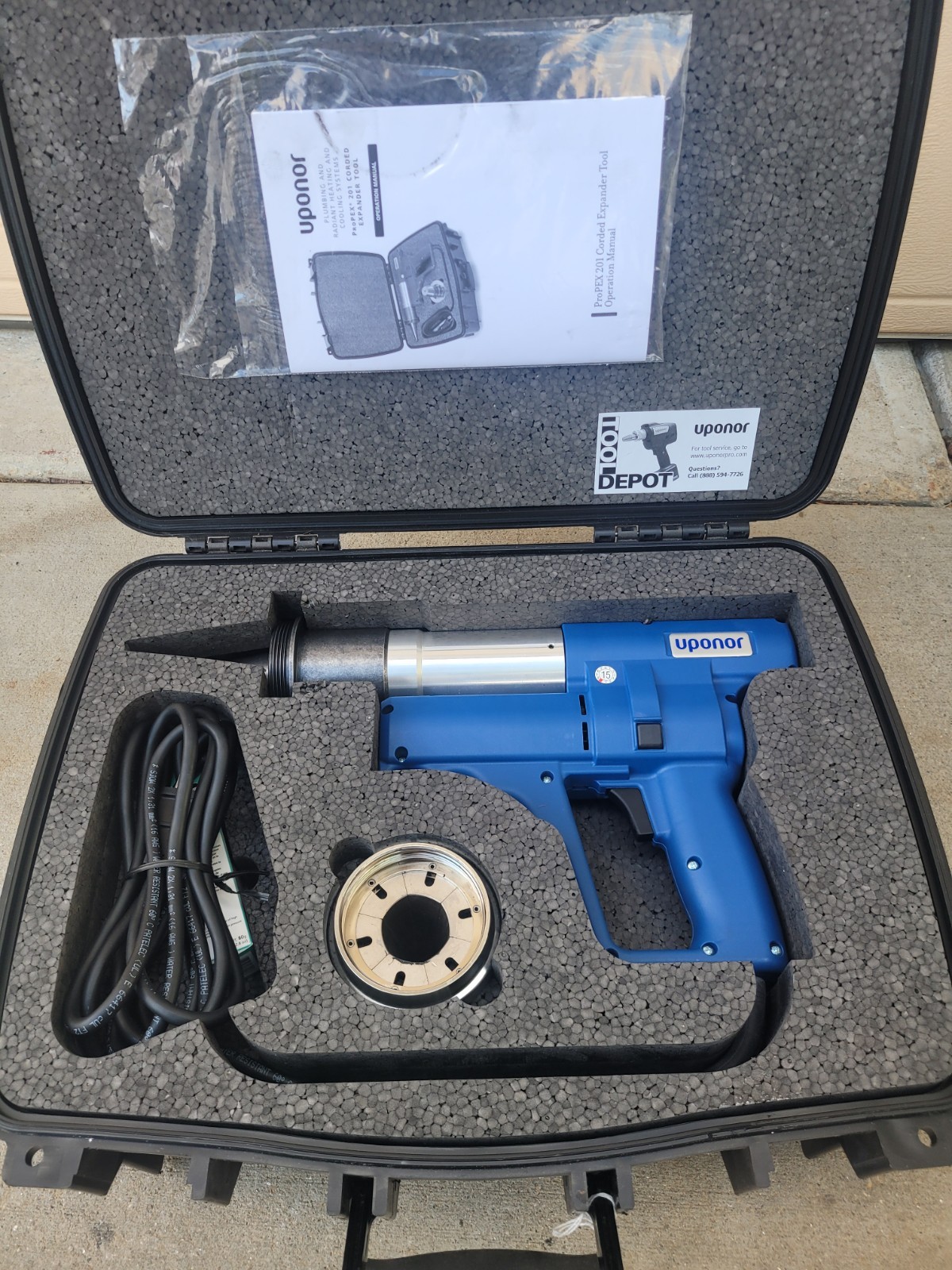 Uponor ProPex 201 Corded Expander Tool 2.0" Never Used
