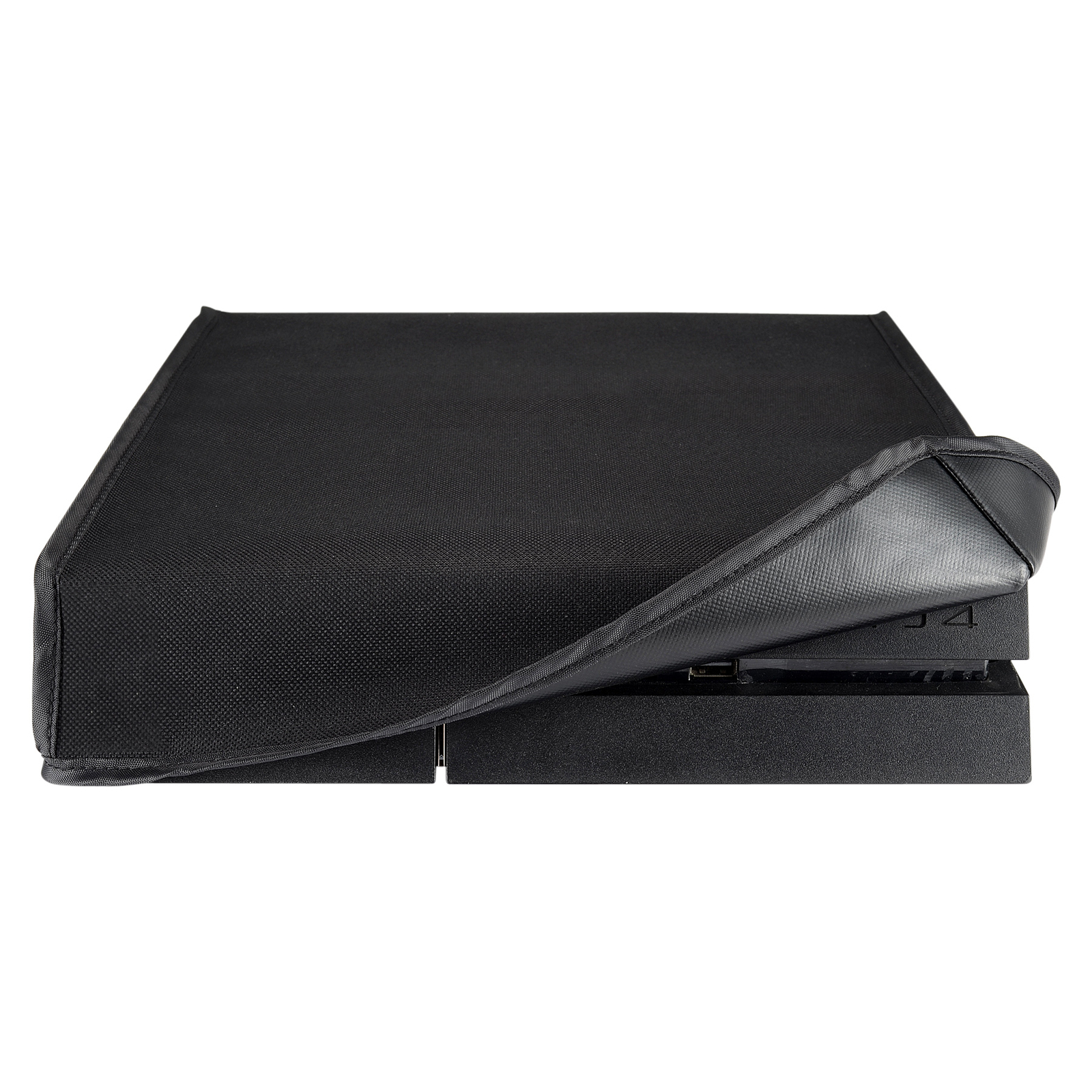 Black Nylon Horizontal Protector Dust Guard Cover for PS4 Console