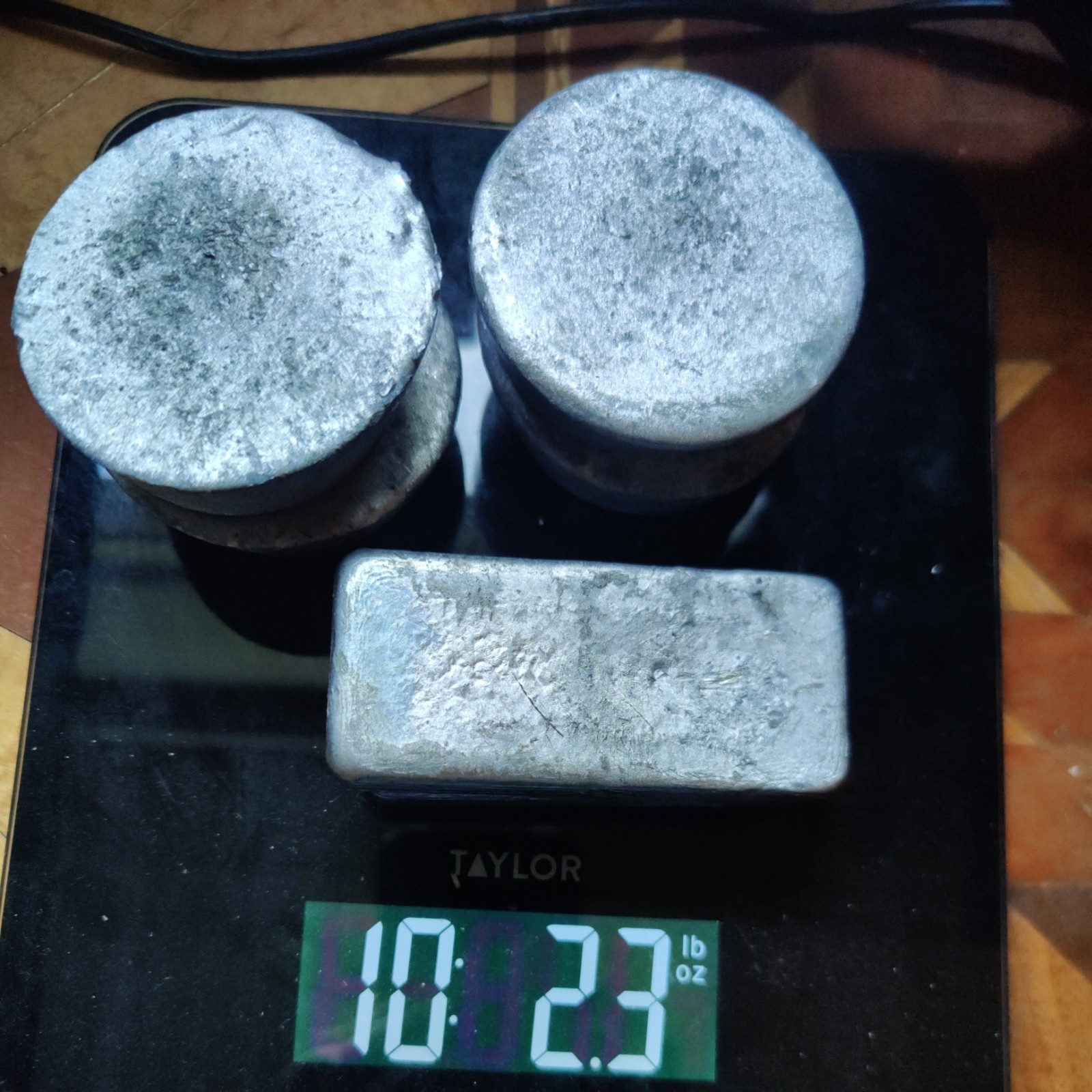 lead ingots 10+ lbs  from tire weights