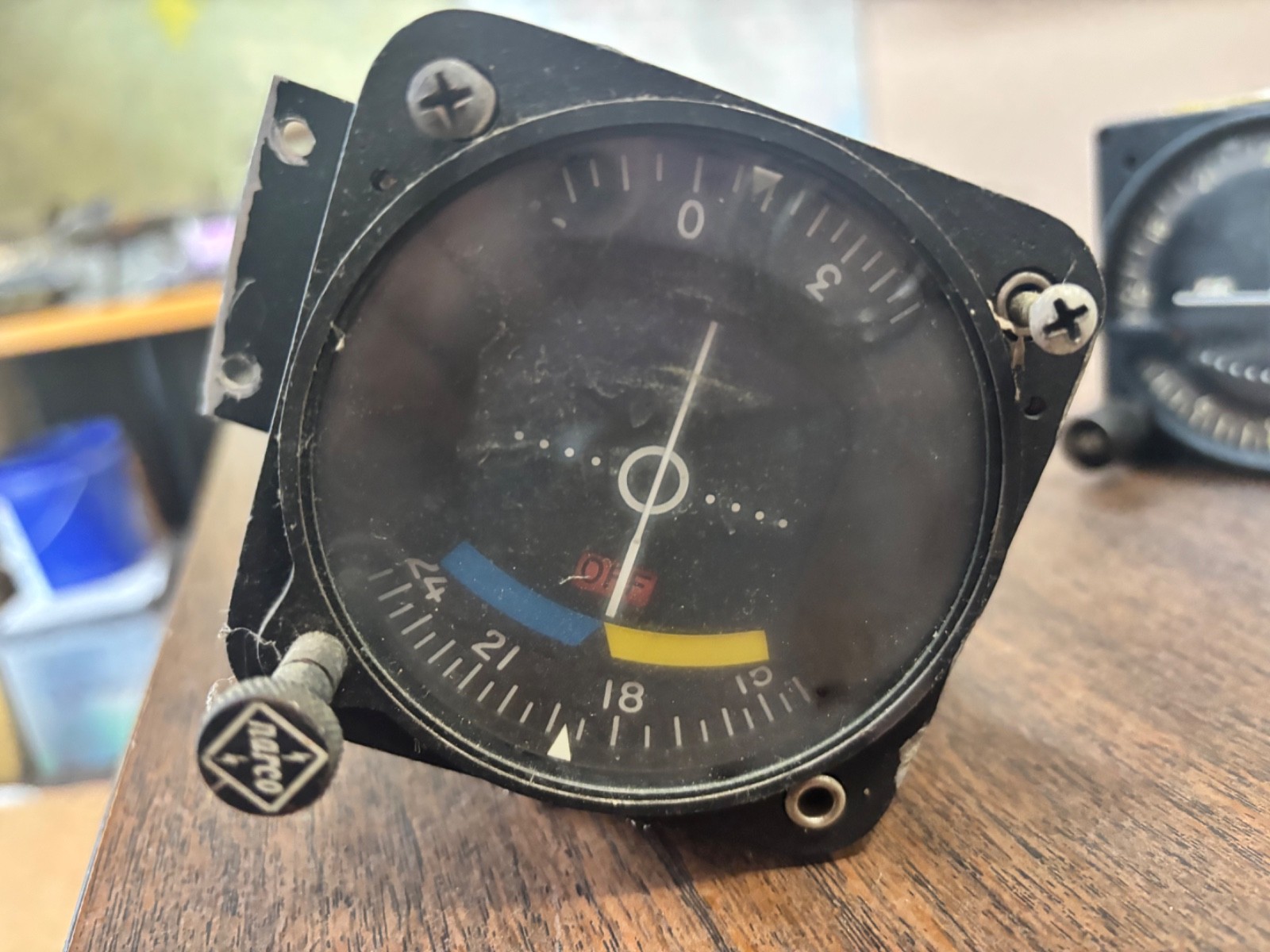 VOA-4 Narco VOR/ILS Nav. Converter Indicator Aviation Gauge