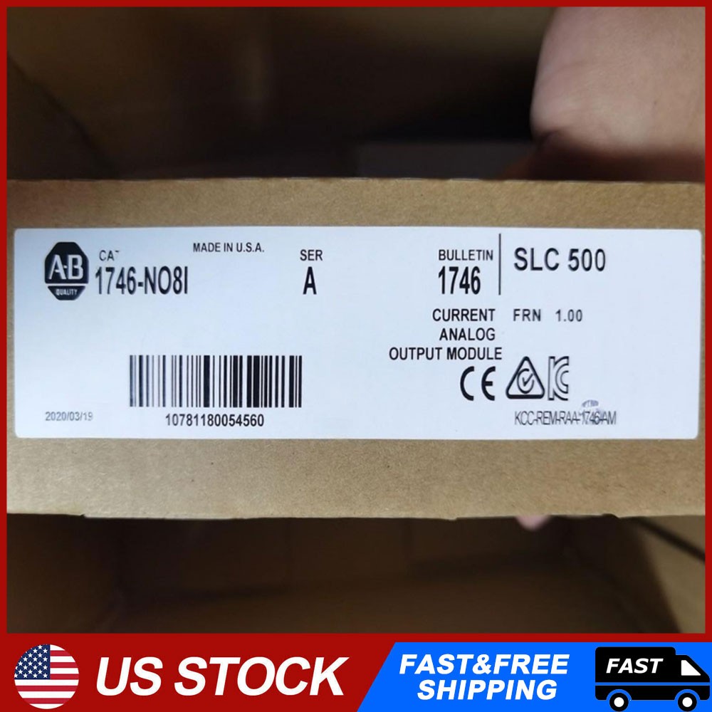 New AB 1746-NO8I /A Analog Output Module 1746NO8I