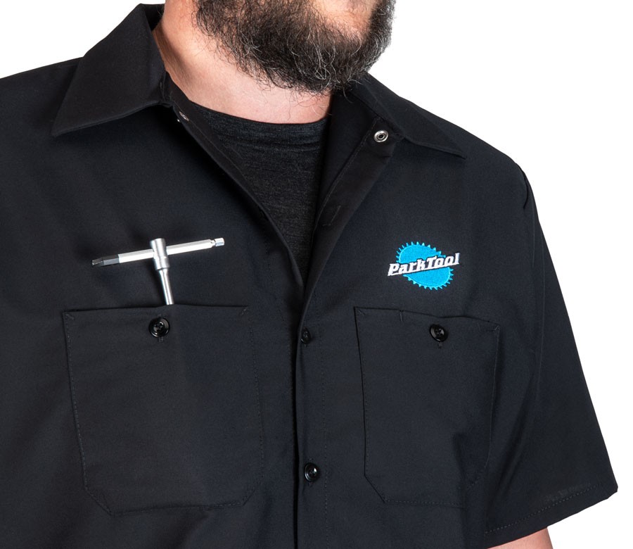 Park Tool MS-3 Mechanic Shirt Black -Xlarge