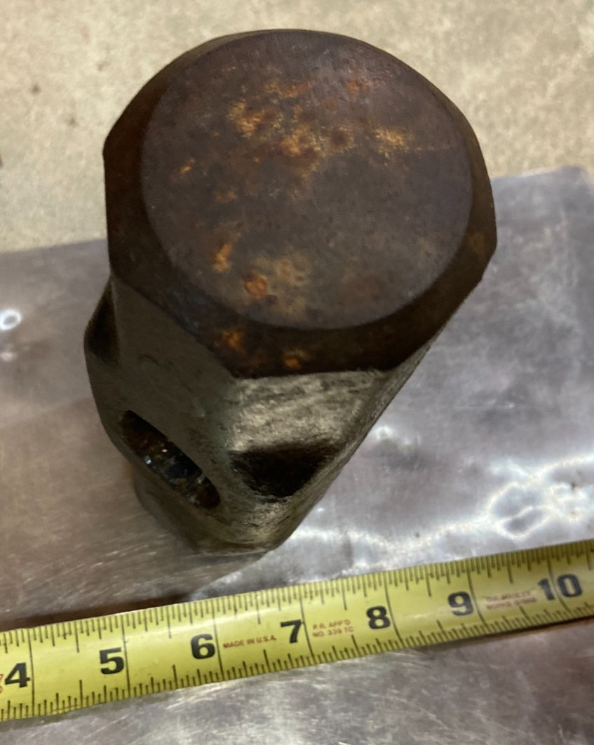 Vintage USM 8lb Sledge Hammer Head Octagonal Shape. Double stamped.