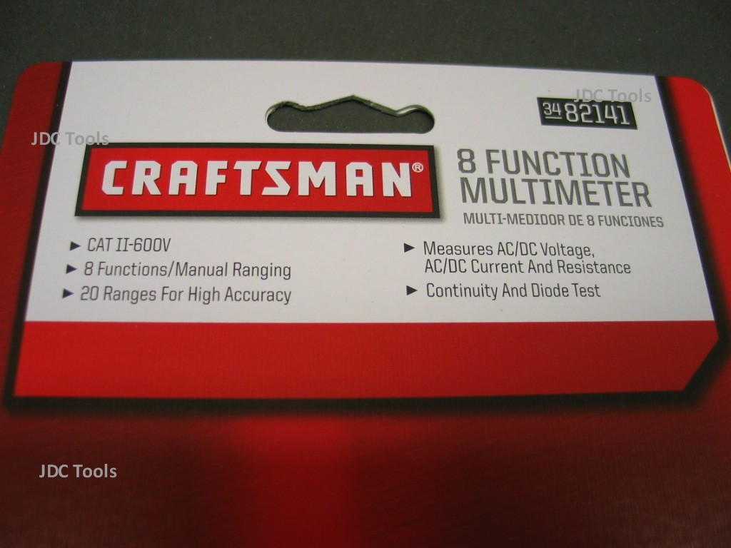 CRAFTSMAN Digital Multimeter Volt AC DC Tester Meter Voltmeter Ohmmeter