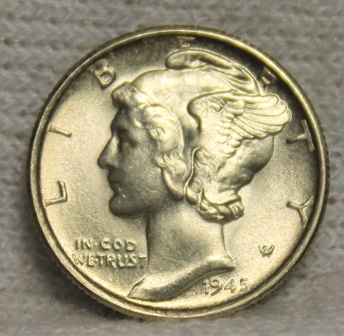 1945S Uncirculated Mercury Dime