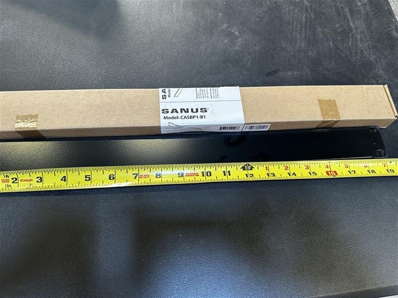 Sanus 1U Steel Flanged Blanking Panel - CASBP1-B1