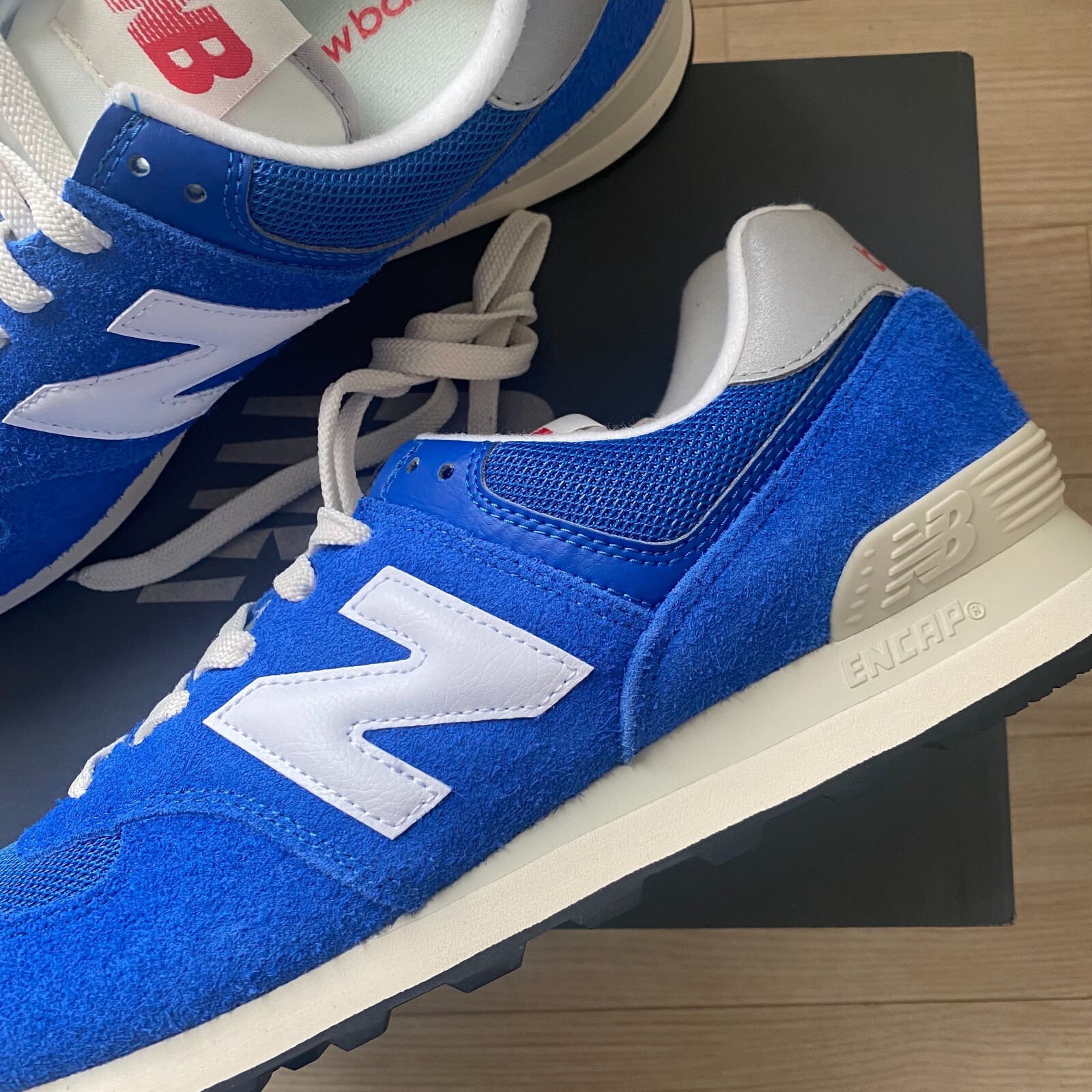 New Balance 574 Heritage Blue White Silver Mens Womens Sneakers ✅Multiple Sizes