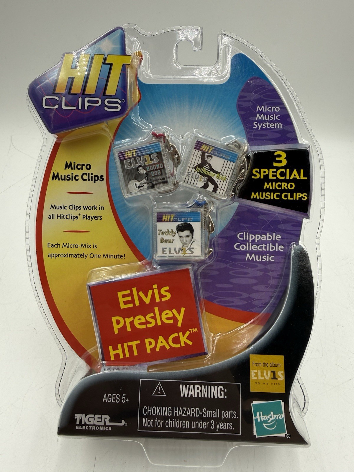 Tiger Hit Clips Elvis Presley Hit Pack Teddy Bear Jailhouse Hound Dop 3 Pack New