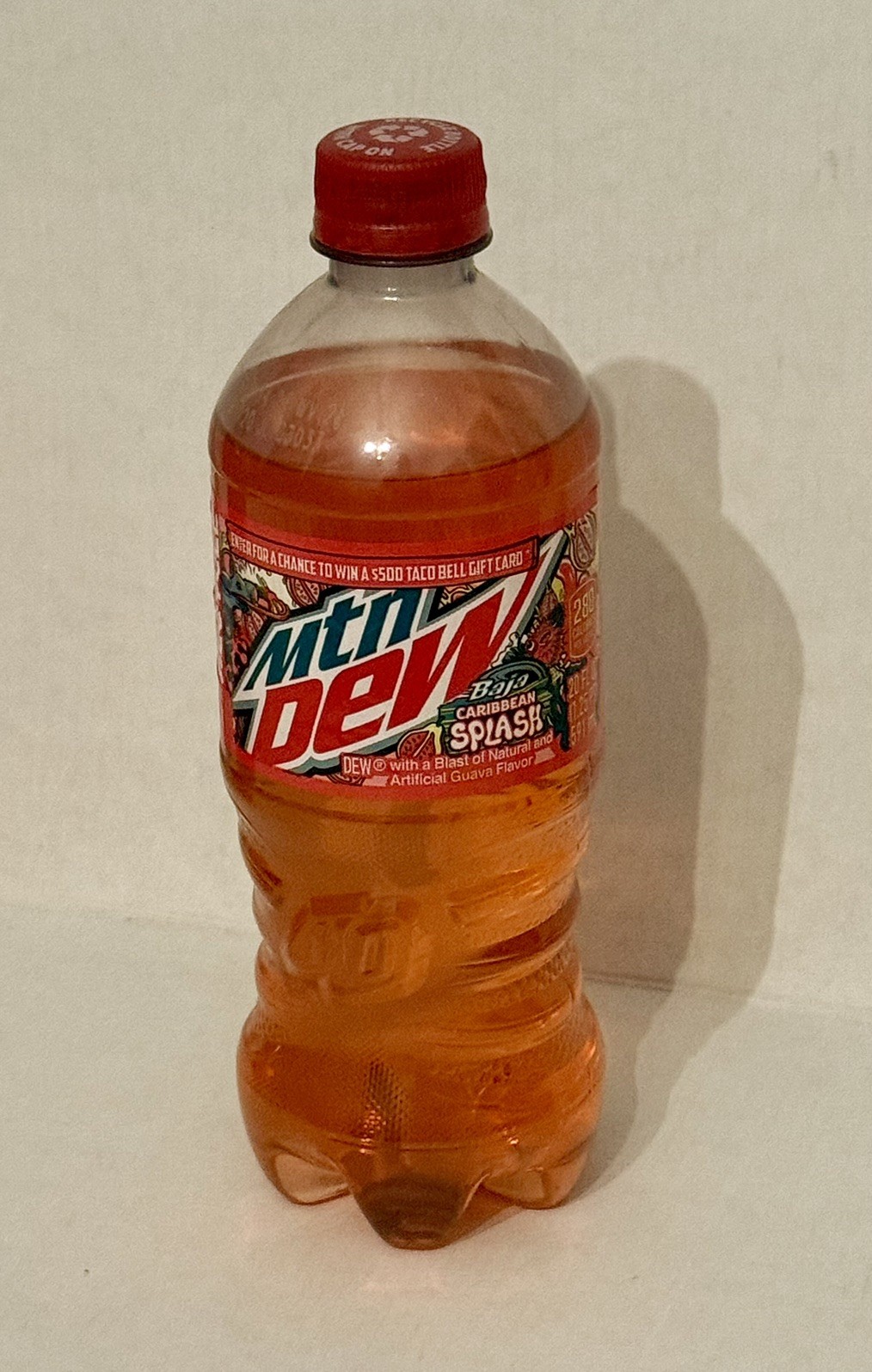NEW Mountain Dew BAJA CARIBBEAN SPLASH 20 OZ bottle limited edition