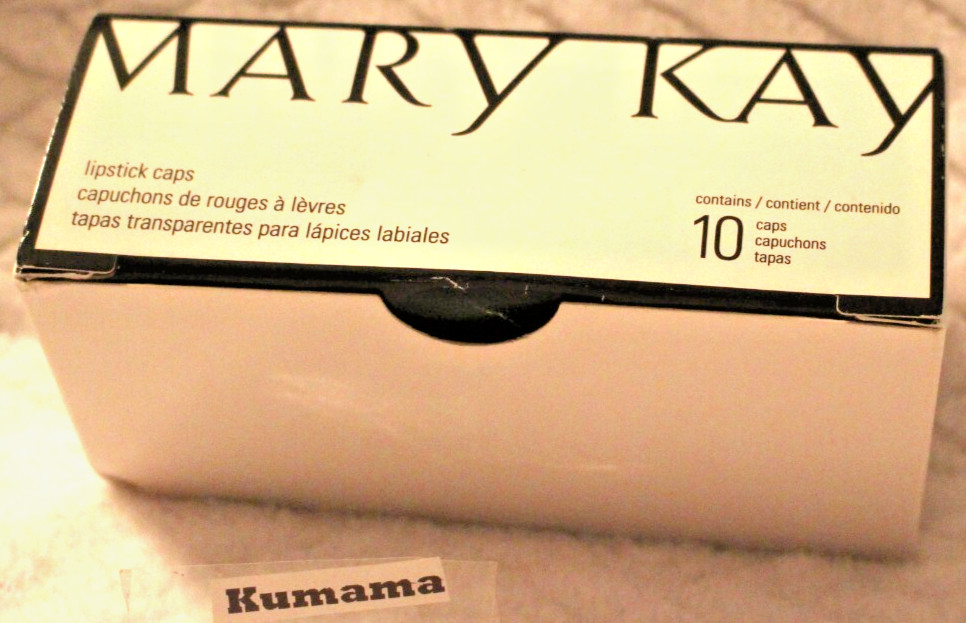 Mary Kay Clear Acrylic Lipstick Caps New Box of 10; Fast Shipping