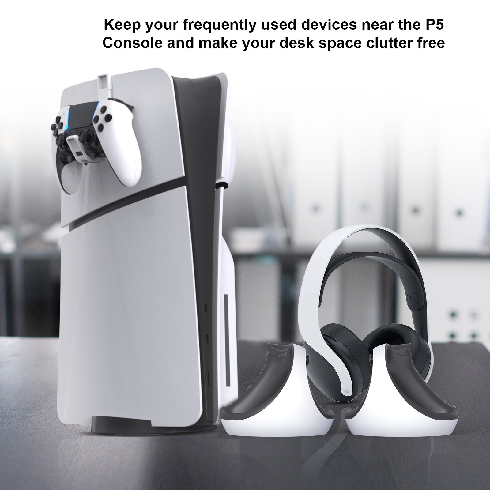 Hanging Holder Accessories For PS5/PS5 Slim Controller Gaming Controller Headset