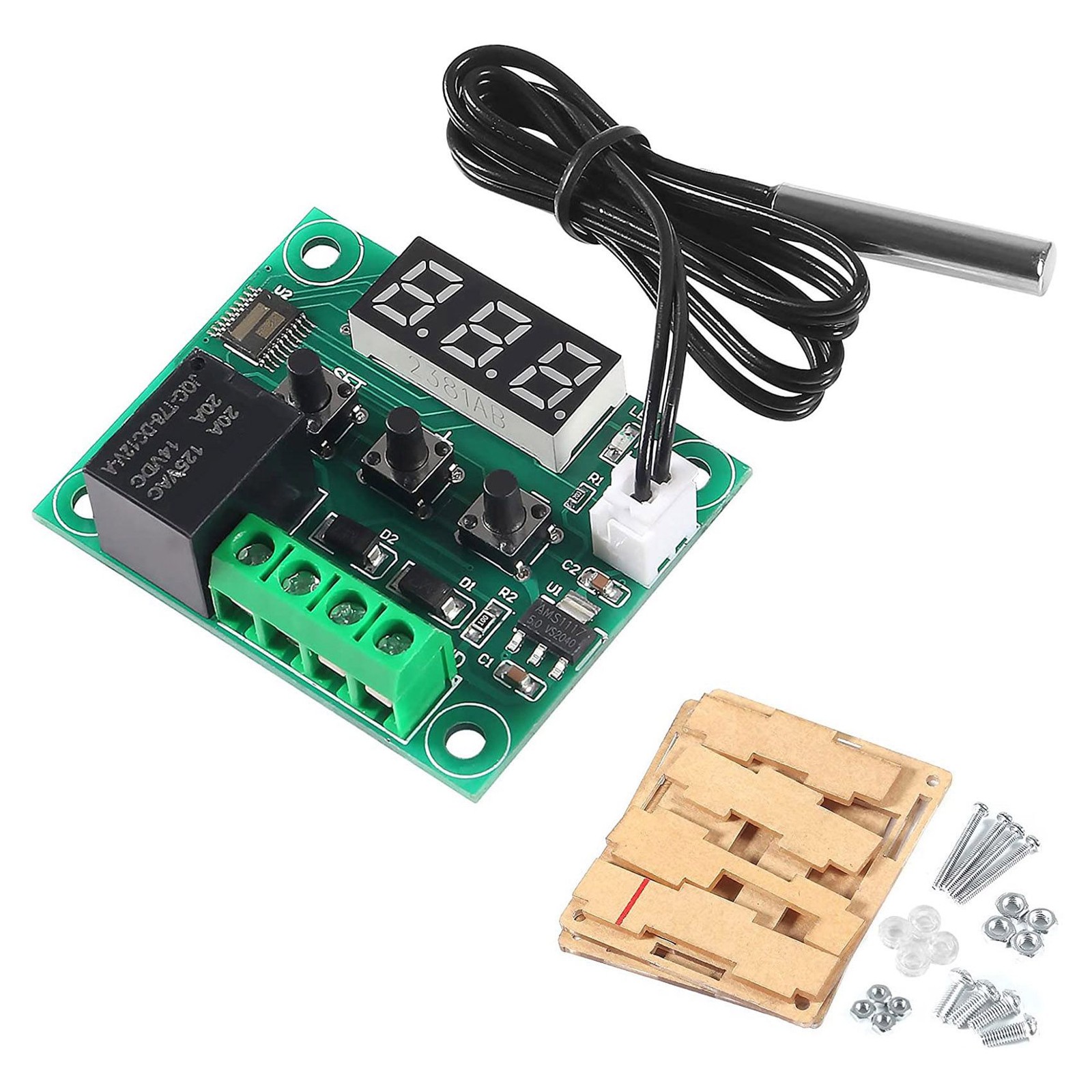 W1209 DC 12 V Digitale Temperaturreglerplatine -50-110°C Elektronischer Tem2183