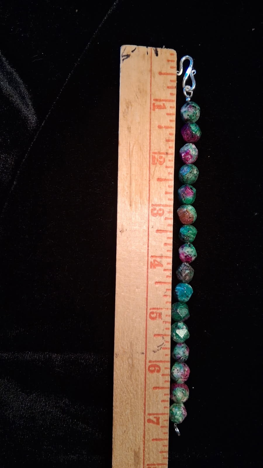BRACELET-Precious Gems Ruby Zozite (See Descriptiion)