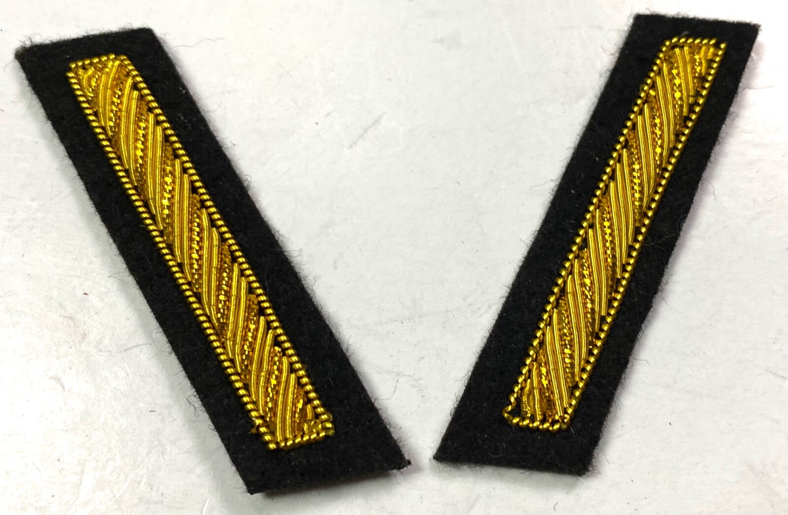 CIVIL WAR CSA CONFEDERATE 2ND LIEUTENANT JACKET COAT COLLAR INSIGNIA-MILITIA
