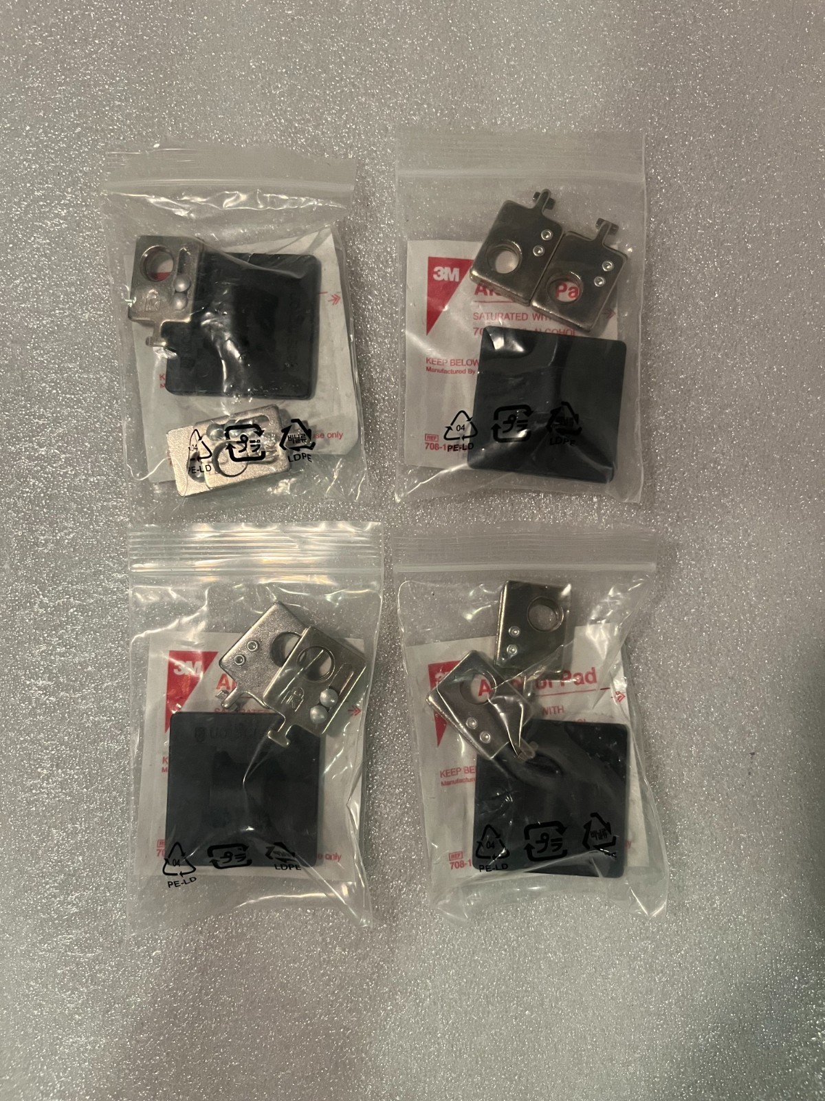 4-Pack Kensington Desktop & Peripherals Locking Kits 2.0