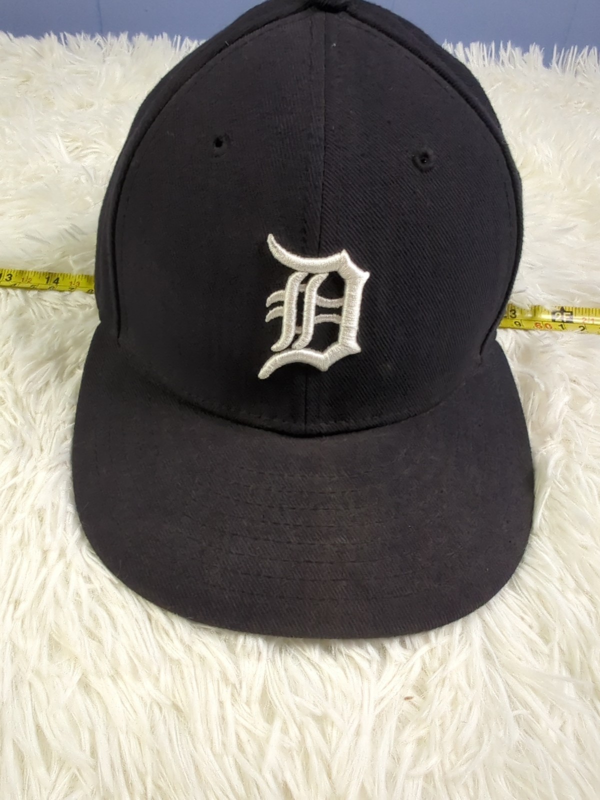 DETROIT TIGERS GAME ISSUED HAT CAP NEW ERA 59FIFTY Size 7 1/4