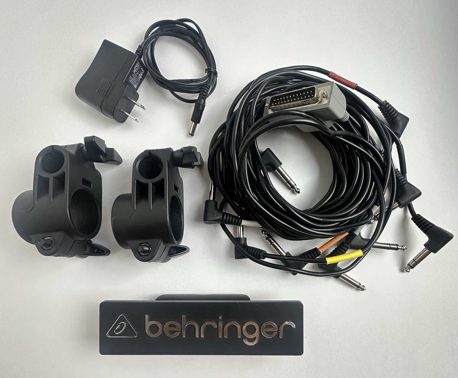 Behringer Electronic Drum Module HDS110USB, W/ Power Adapter /Cable & 2 Clamps