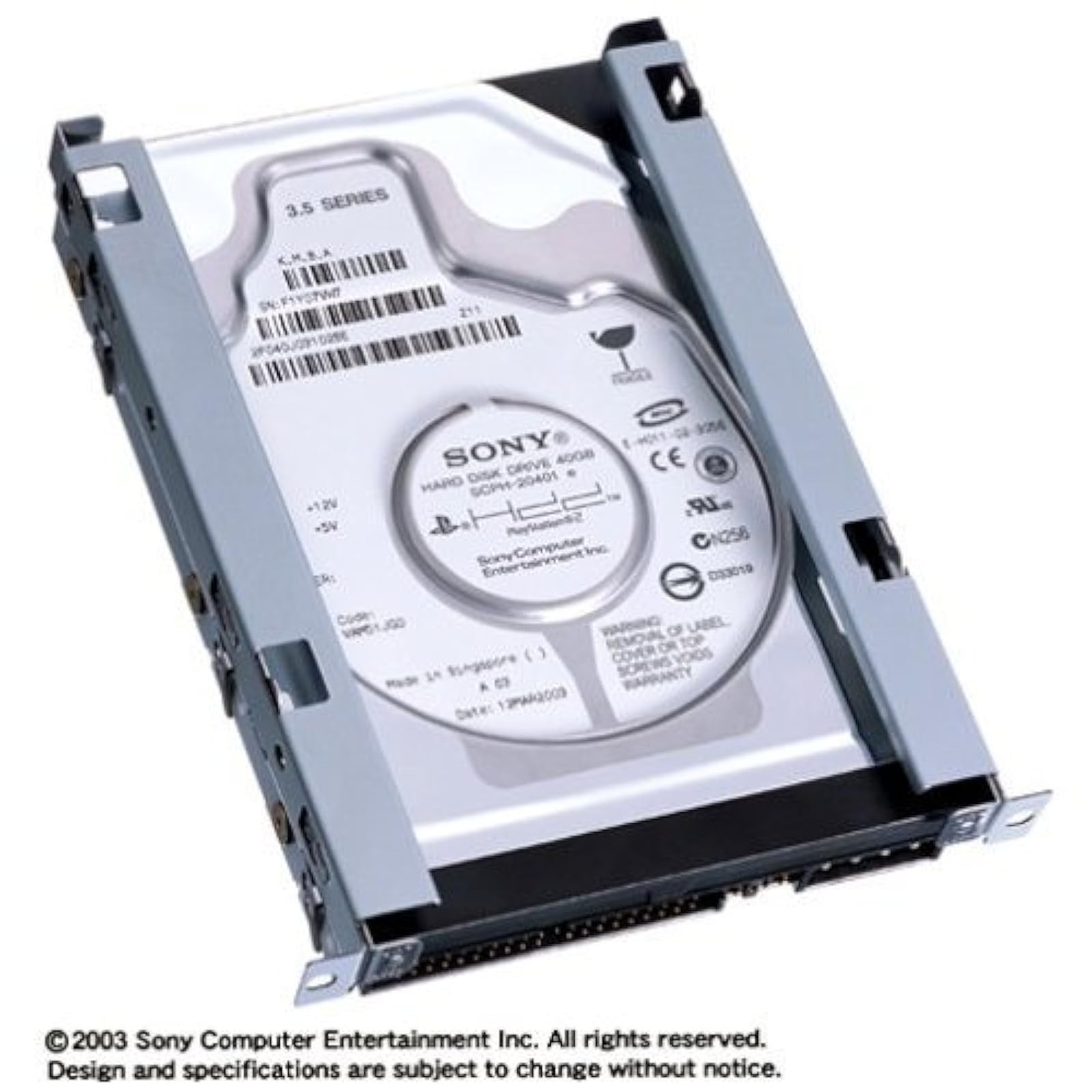 Sony OEM PS2 40GB Hard Disk Drive SCPH-20401 For PlayStation 2 2E