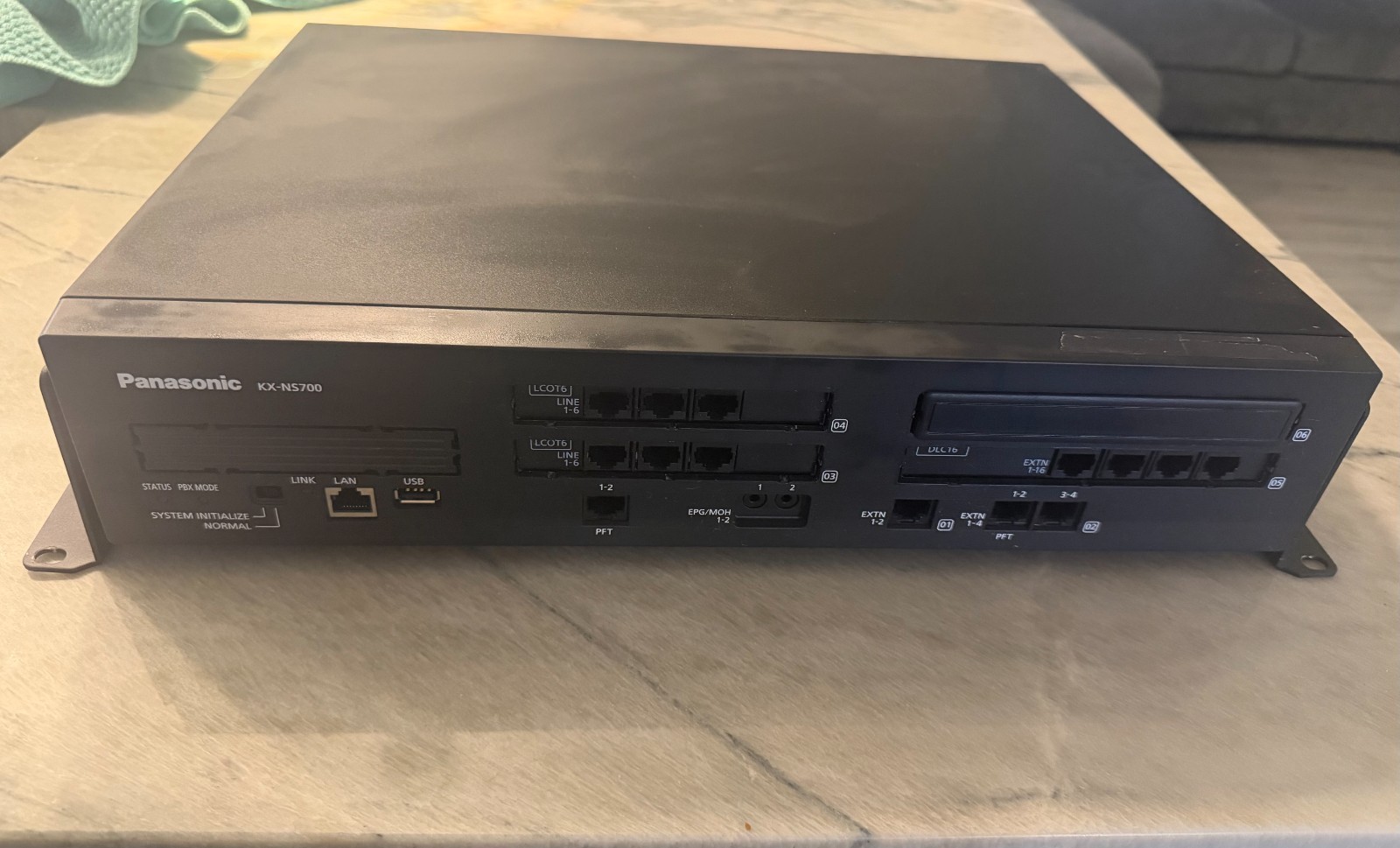 Panasonic KX-NS700 Hybrid PBX Unified Communications VoIP Phone System T5-C3