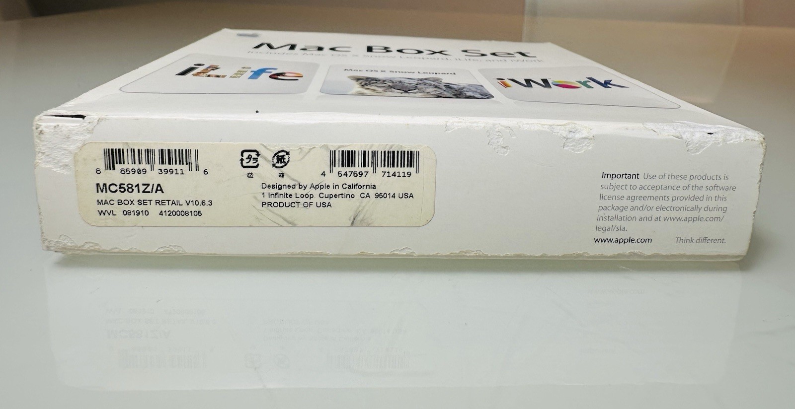 Apple Mac Box Set Snow Leopard iLife iWork Retail (Mac, 2009)