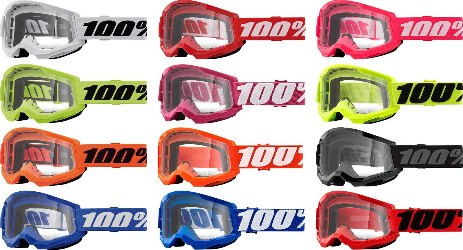 100% Youth Strata 2 Junior Goggle - MX Offroad