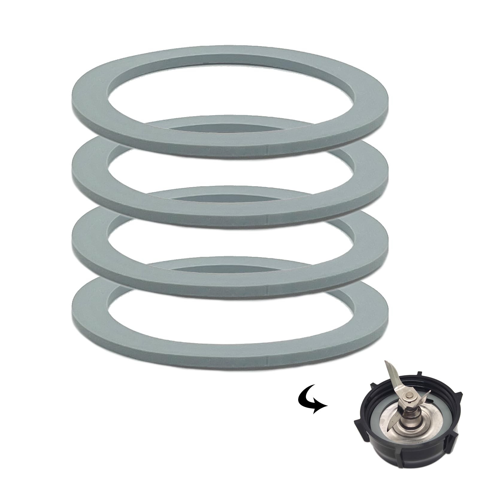 4PCS Blender Gasket Seal Rings Replacement For Oster Osterizer Leak Proof Parts