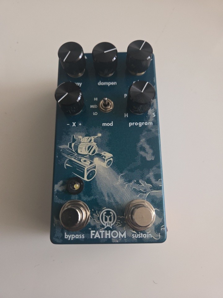 WALRUS AUDIO FATHOM Guitar Effects Pedal Authentic Timebased Reverb Mint Tested